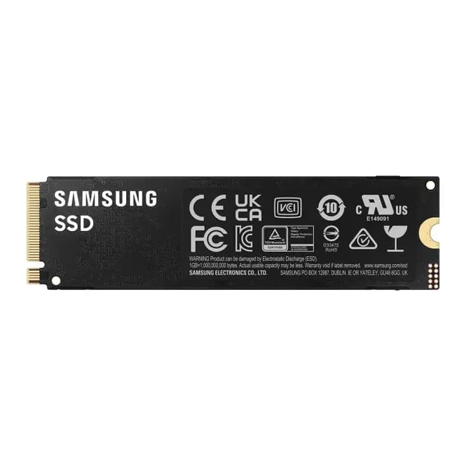 Samsung (MZ-V9P1T0BW) 990 Pro SSD M2 NVMe PCIe 4.0 1TB - Black