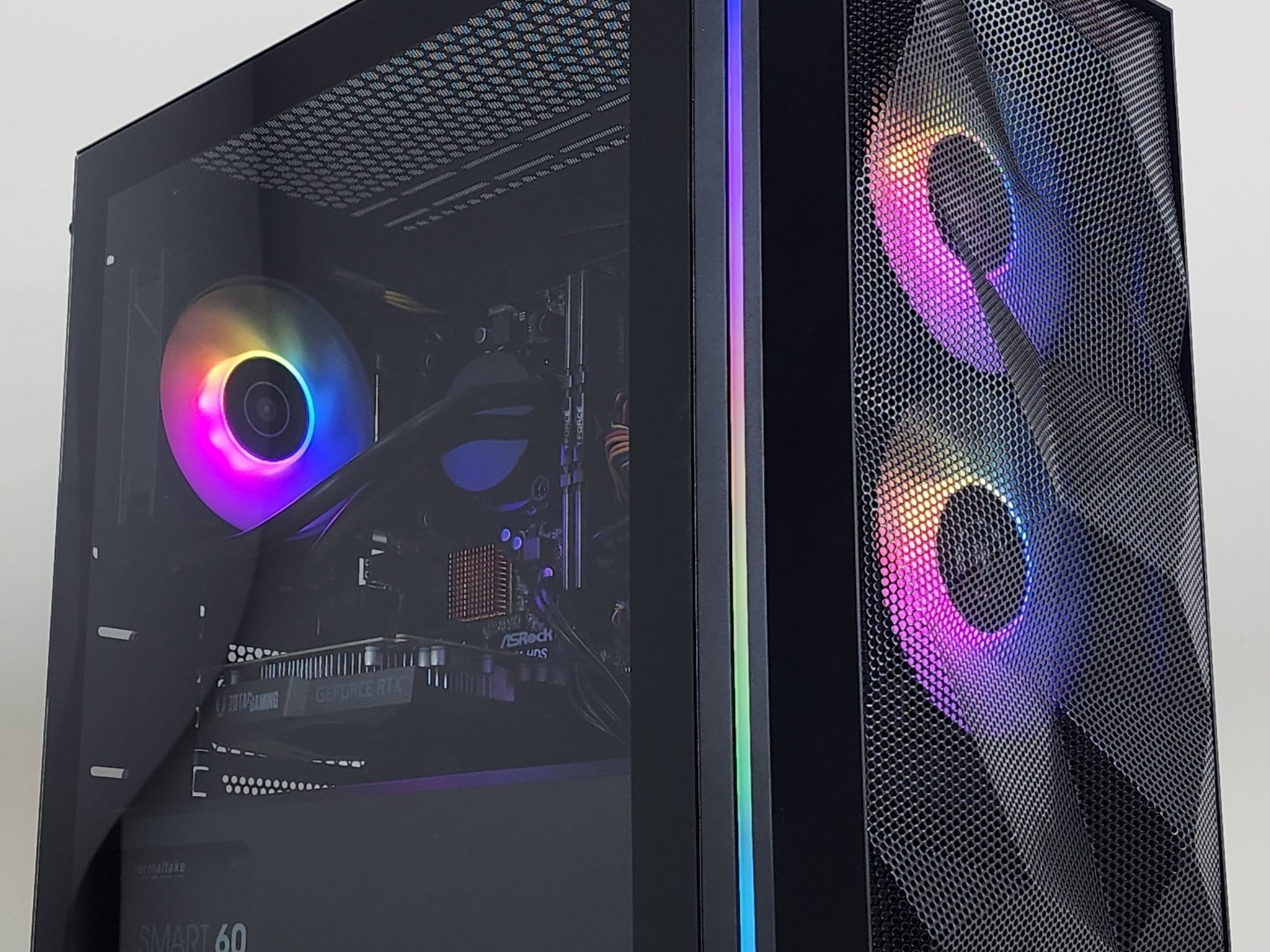 Gaming PC i7-7700 16GB RAM 512GB SSD RTX 3050 6GB Windows 11 Computer