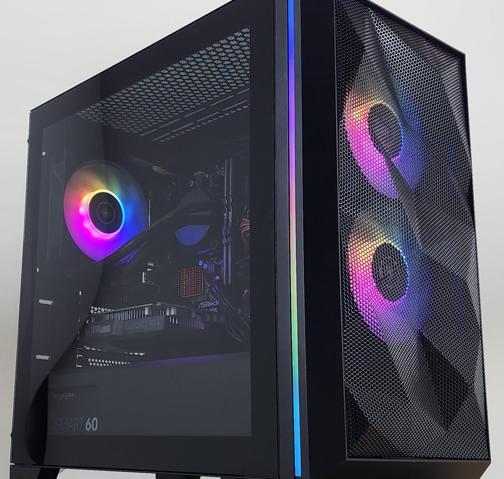 Gaming PC i7-7700 16GB RAM 512GB SSD RTX 3050 6GB Windows 11 Computer