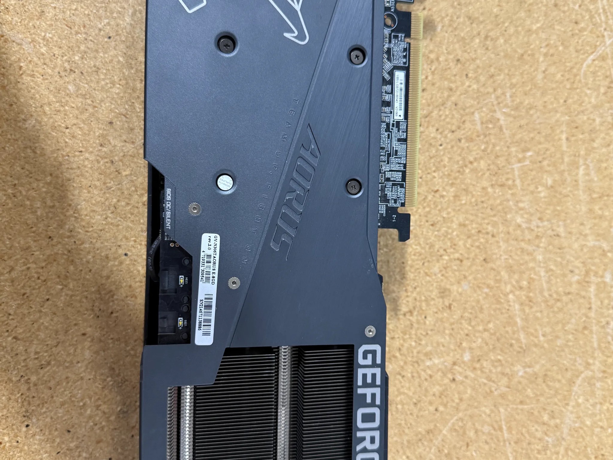 GIGABYTE AORUS GeForce RTX 3060 Ti Elite 8G (REV2.0) Graphics Card