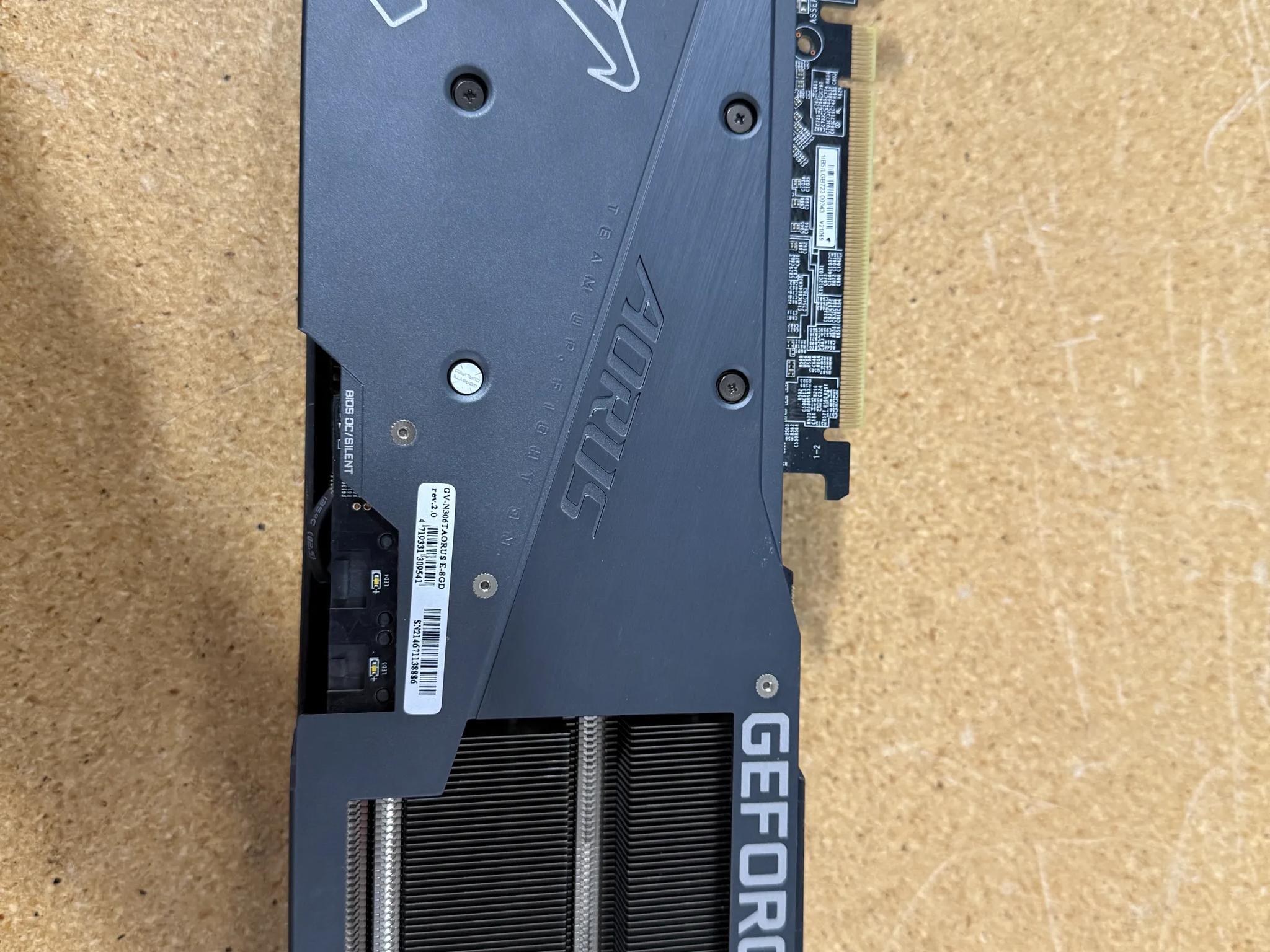 GIGABYTE AORUS GeForce RTX 3060 Ti Elite 8G (REV2.0) Graphics Card