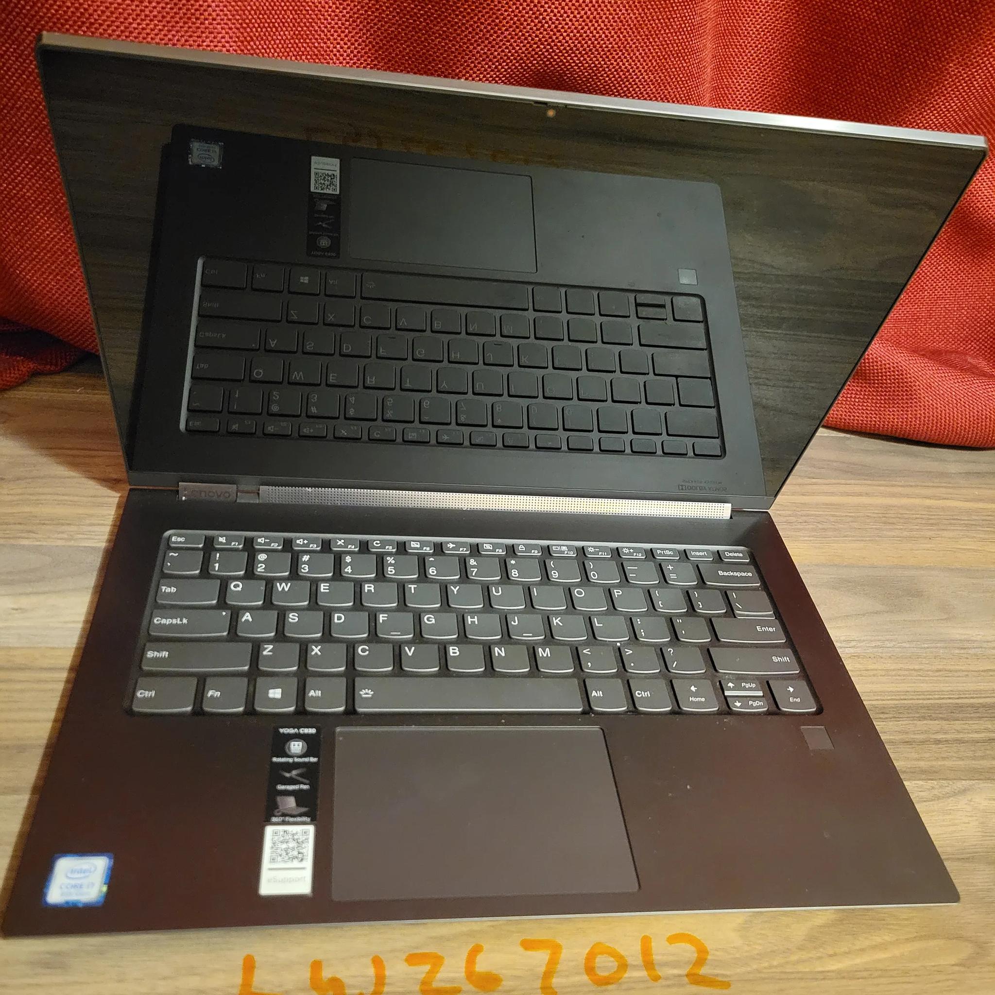 Lenovo Yoga C930 Laptop - 14" Touch Screen - 256gb ssd - intel i7