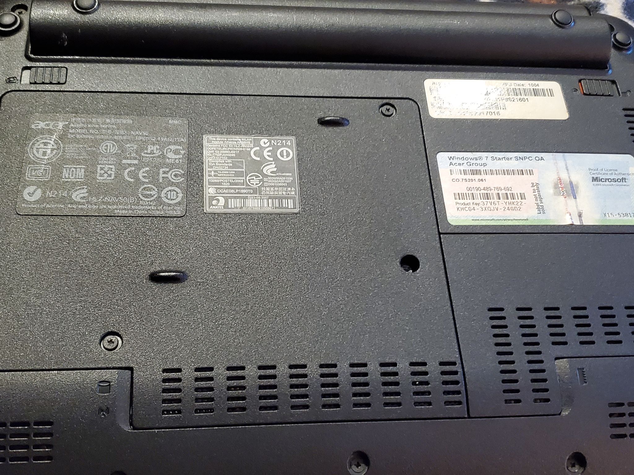 Acer Aspire One NAV50 (10.1-inch netbook (Lubuntu)