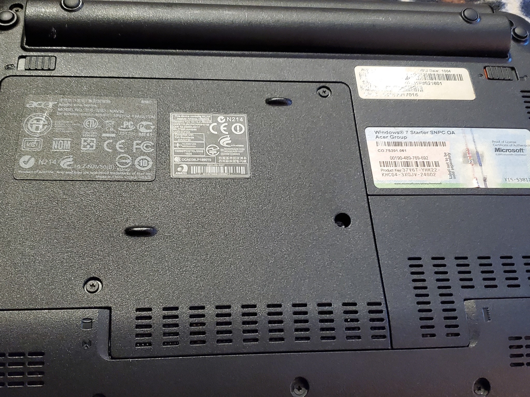 Acer Aspire One NAV50