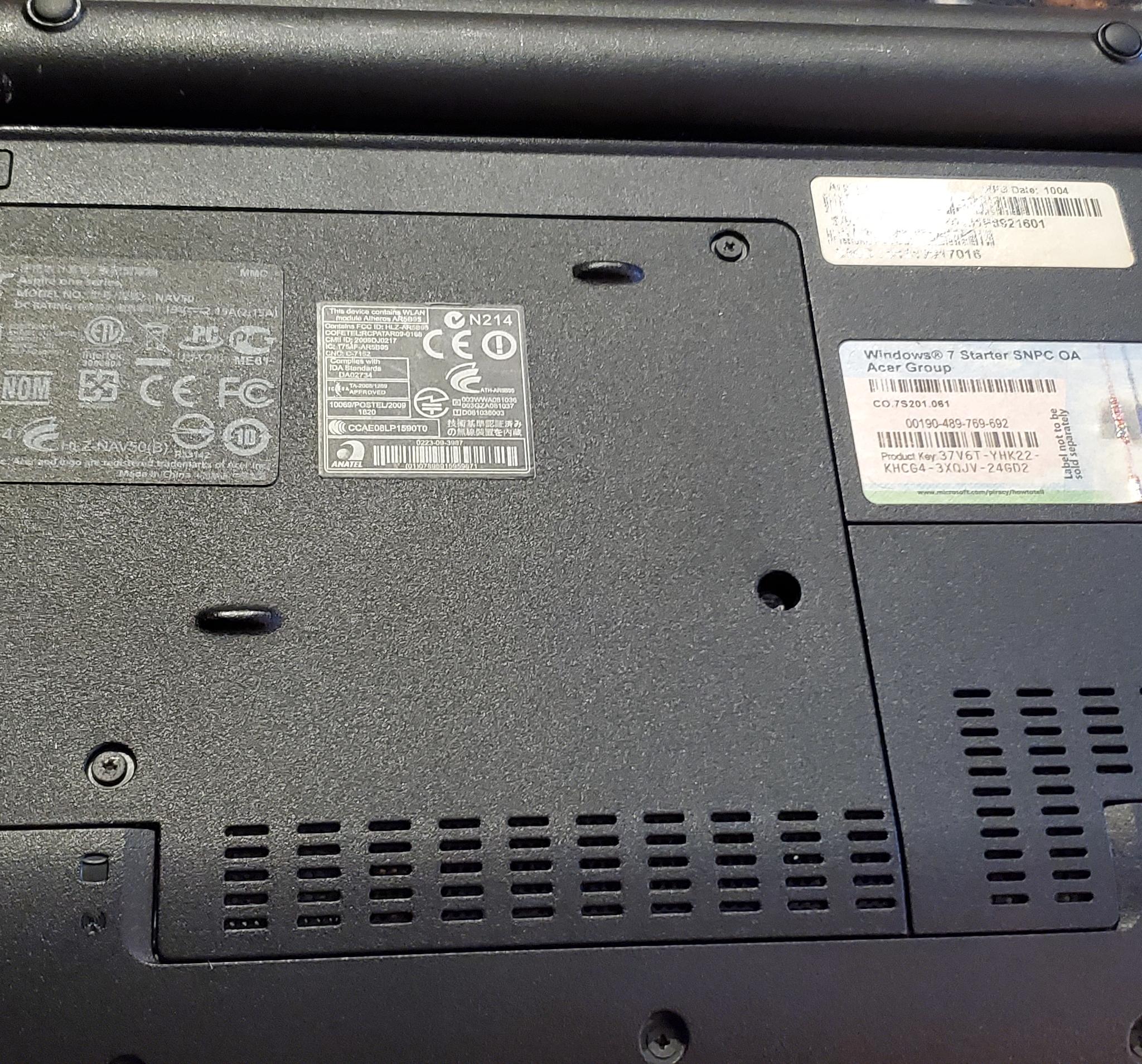 Acer Aspire One NAV50