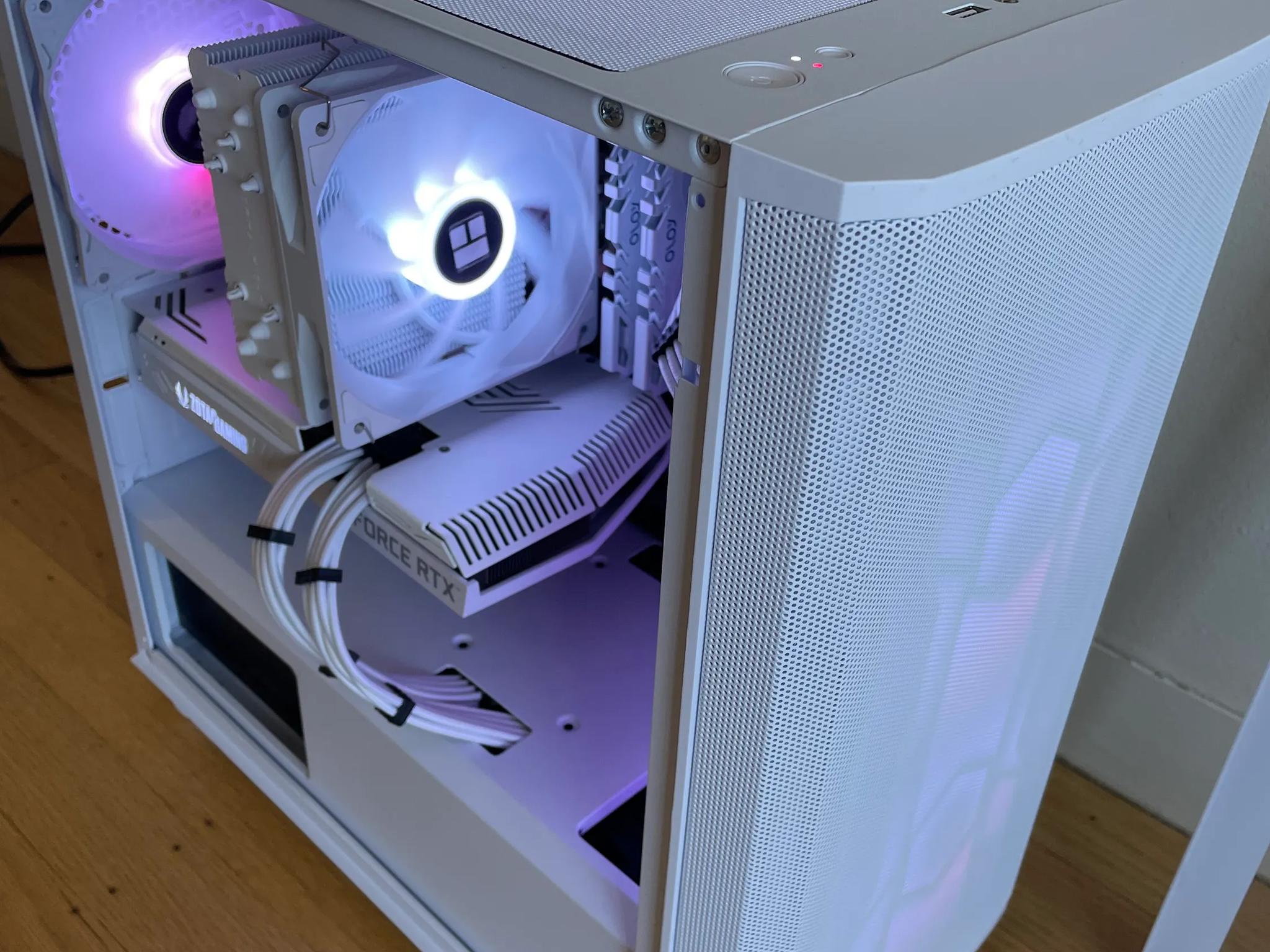 CUSTOM GAMING WHITE PC!! RTX 3070