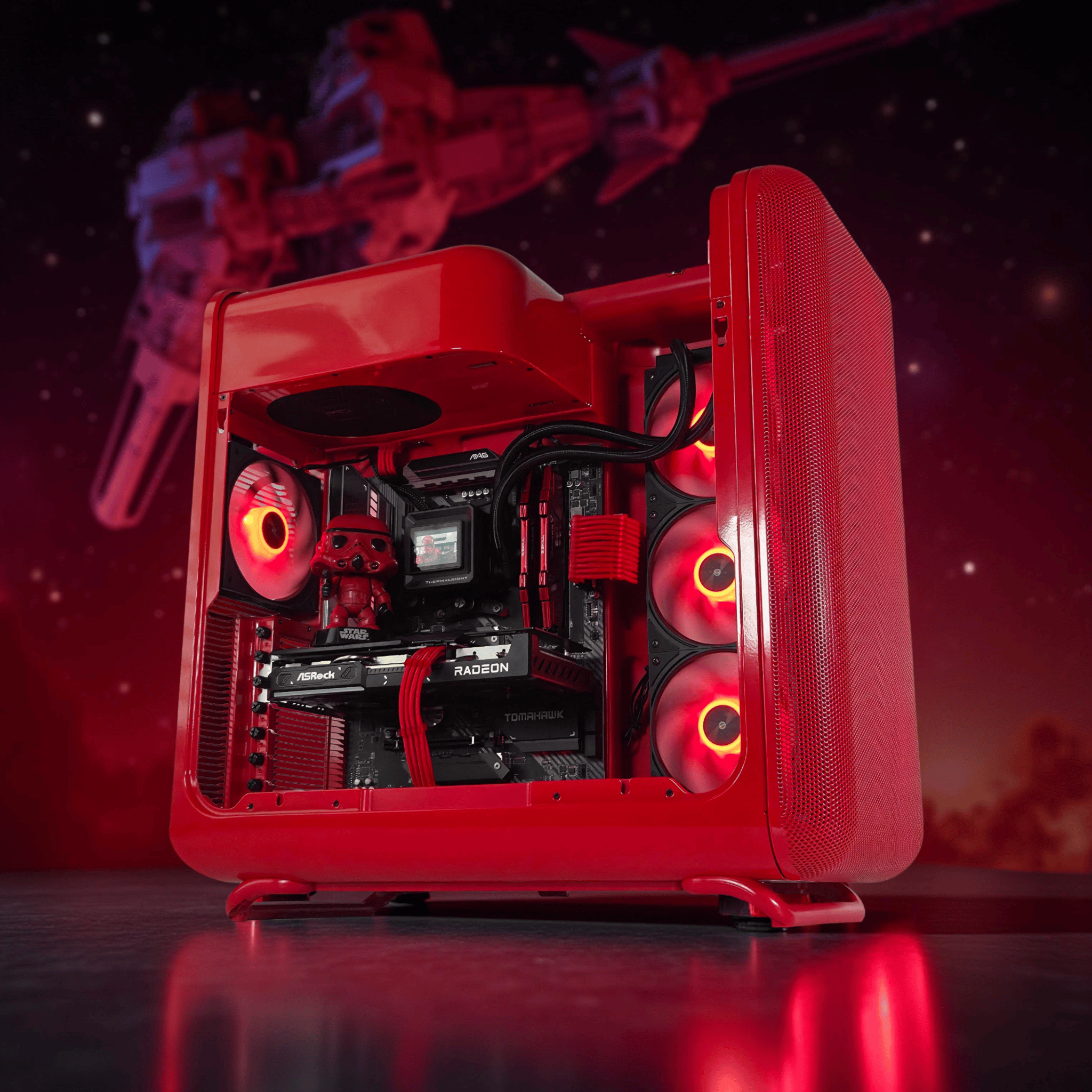 ⛑️🟥⚡Der'kal ⚔️All AMD Gaming PC⚔️AMD RX 7600 8GB⚔️ AMD Ryzen 5 5600⚔️ 16GB DDR4⚔️ 1TB NVME