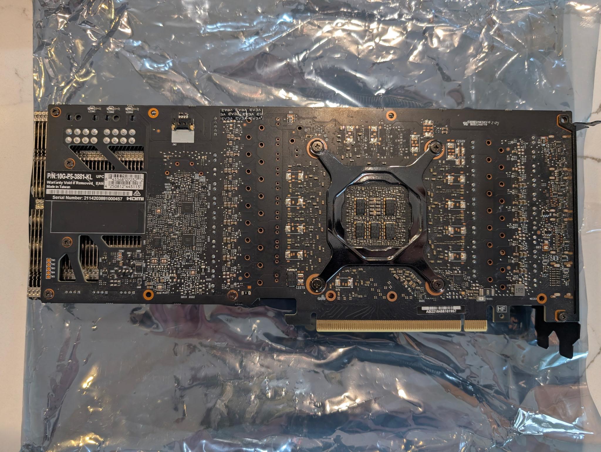EVGA XC3 BLACK GAMING GeForce RTX 3080 10GB