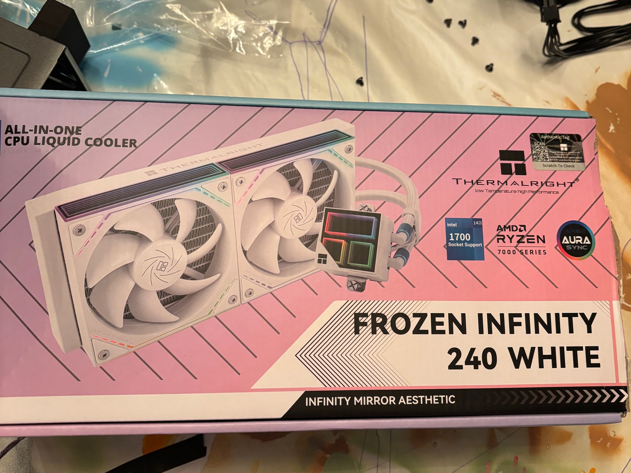 Thermalright Frozen Infinity 240 White – AIO Liquid Cooler