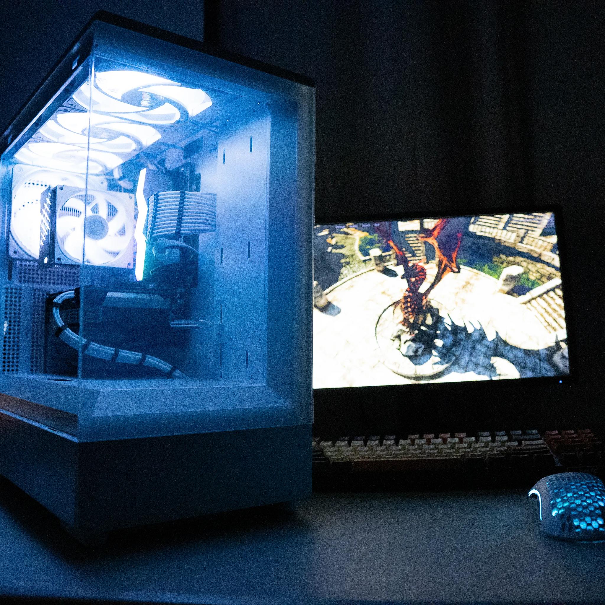❄️🌨 | EVGA GTX 1660 SUPER | INTEL i5 9400F | 16GB DDR4 RGB RAM | 1TB | Arctic Freeze