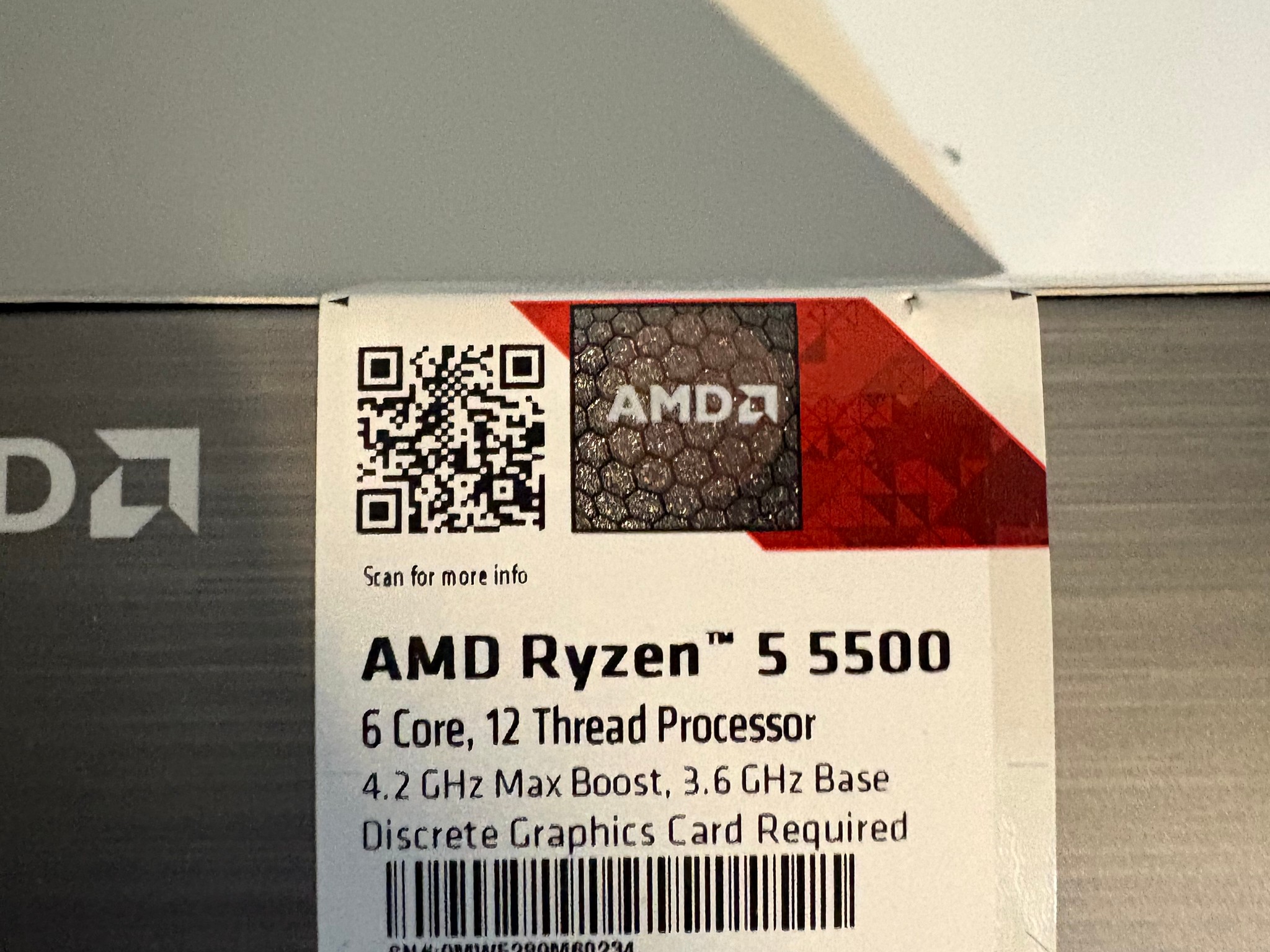 BNIB AMD Ryzen 5 5500