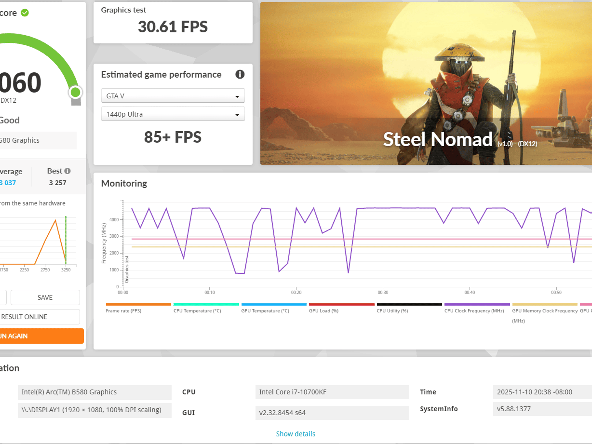 Powerful Gaming PC – i7 10700KF | ARC B580 | 32 GB RAM | 1 TB SSD