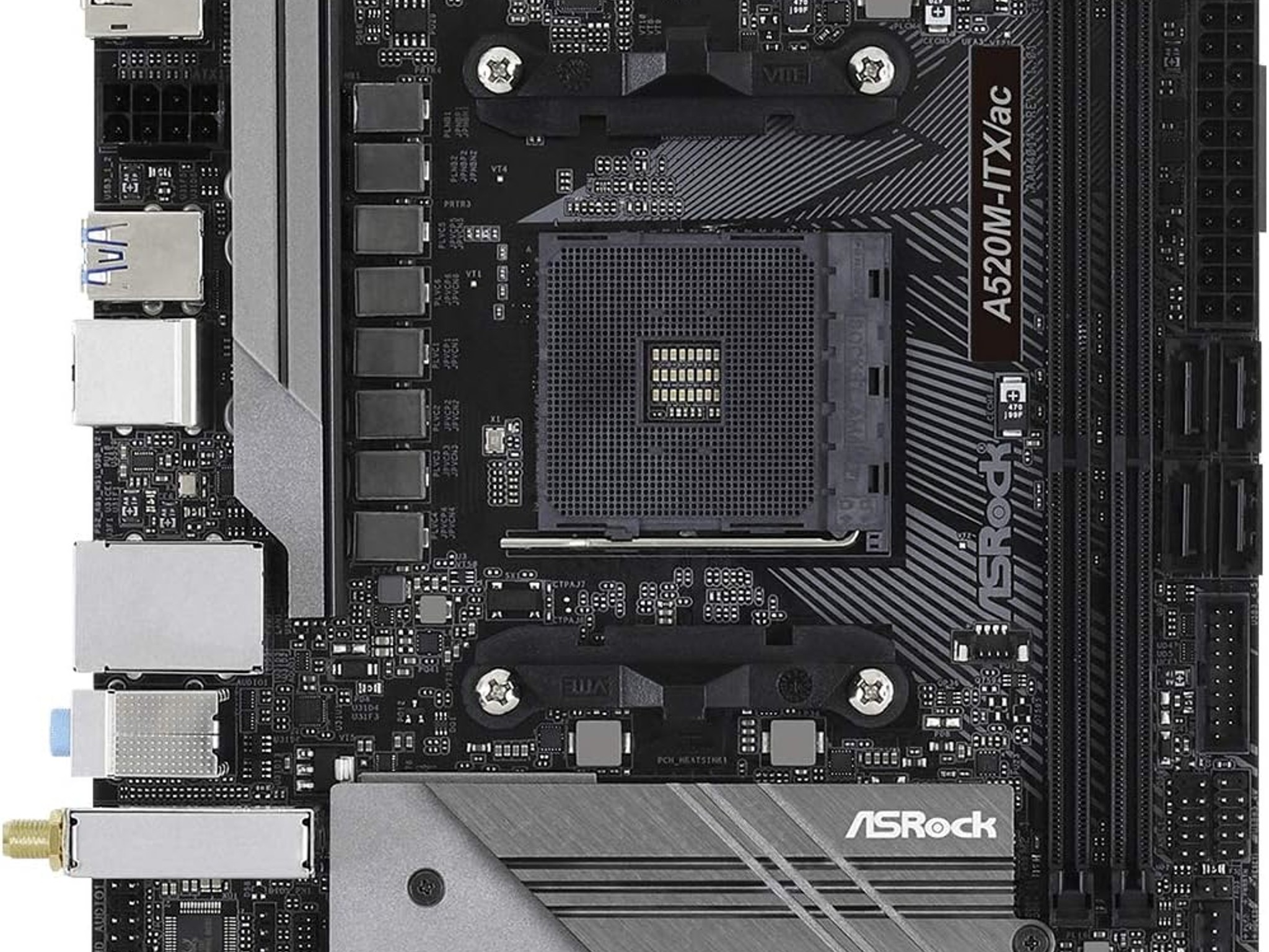 BNIB ASRock A520M-ITX/AC Mini-ITX computer motherboard AMD AM4