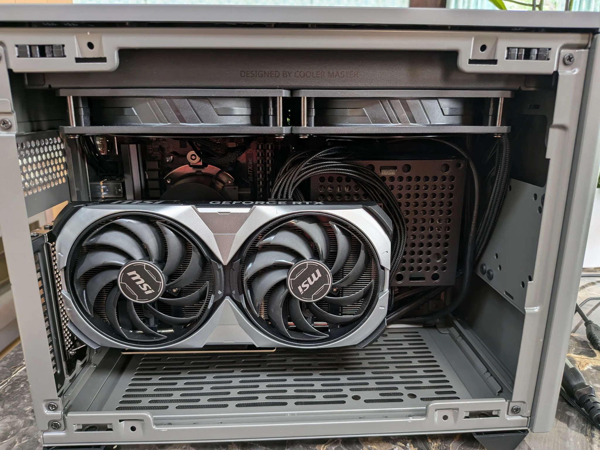 Gaming Desktop PC NR200P AMD Ryzen 5700X3D RTX 4070 32GB RAM 2TB SSD