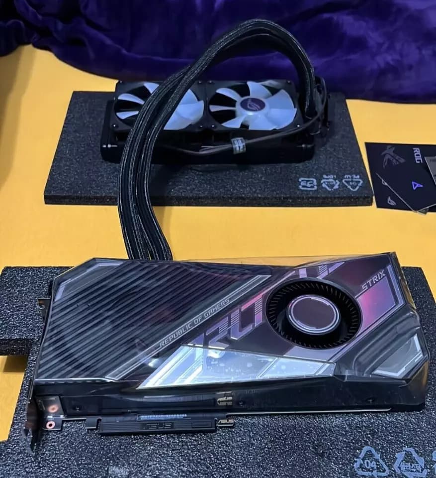 RTX 3080 Ti ASUS ROG Strix Liquid Cooled GeForce RTX 3080 Ti OC Edition 12GB Gaming Graphics Card
