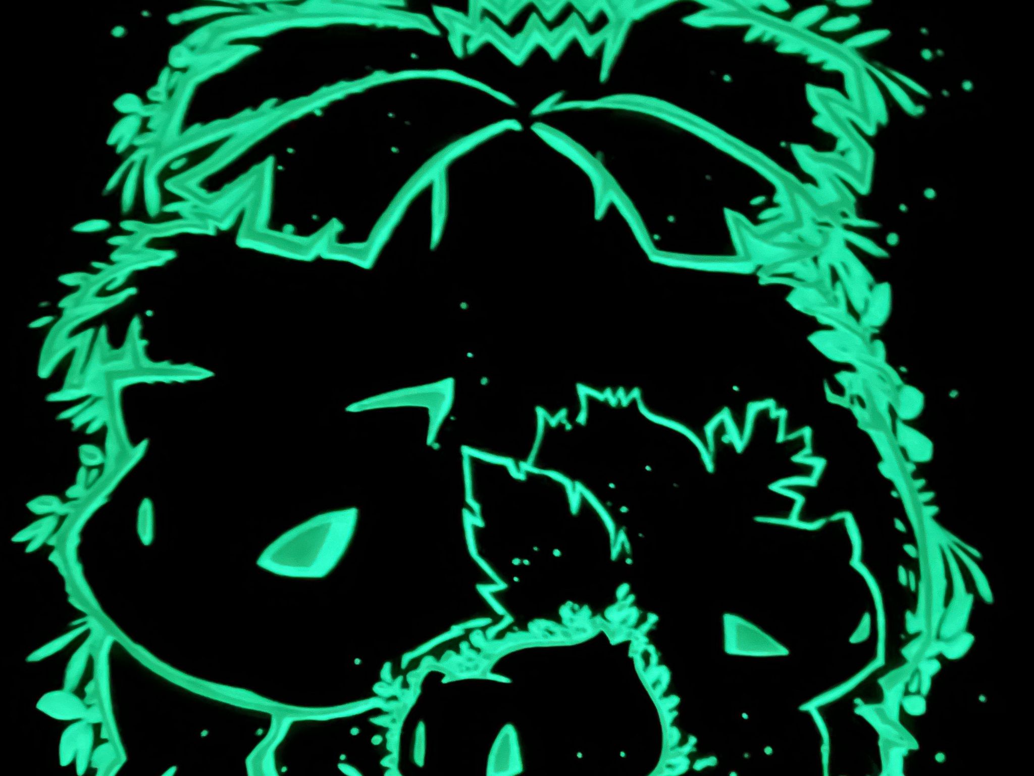 3D Printed Bulbasaur Art - Glows in the dark!