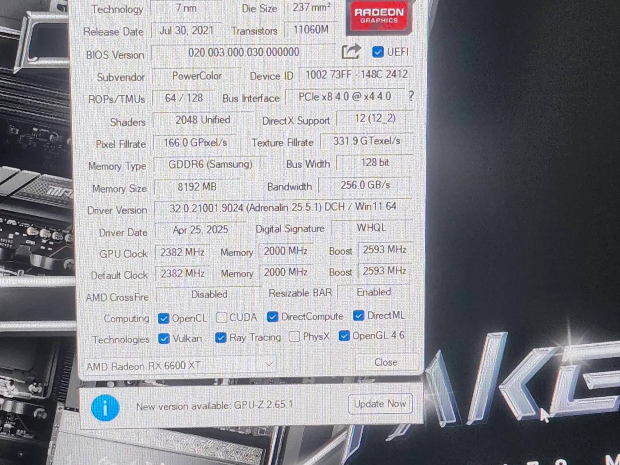 PowerColor RedDevil RX6600xT(Goofiest Goober Edition)