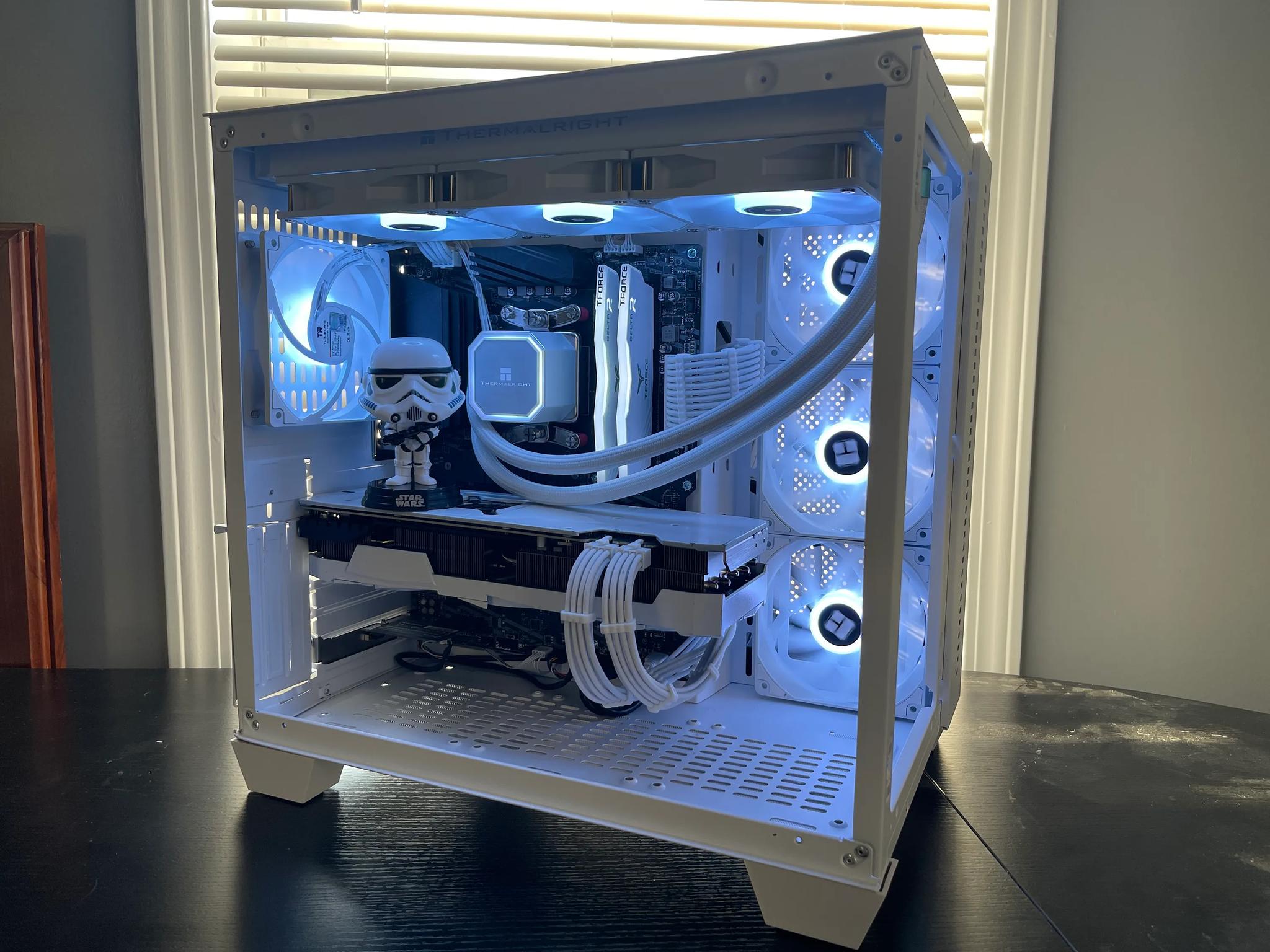 ⚪Stormtrooper⚫🌊Liquid Cooled🌊 RTX 3080 | Ryzen 7 5800X | 1TB NVME | 32GB RAM