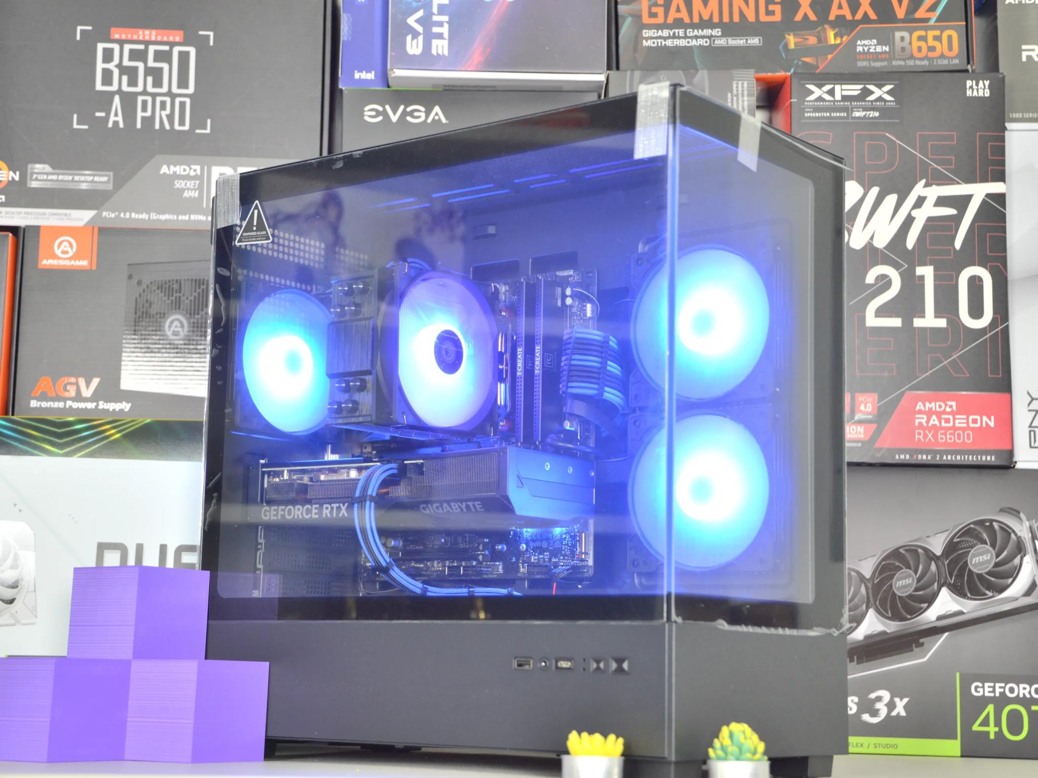 ⚡EXTREME⚡| RTX 4070 12GB| RYZEN 5 7500F | 32 GB DDR5 RAM | 2TB NVME SSD | Electric Night 2.0 |