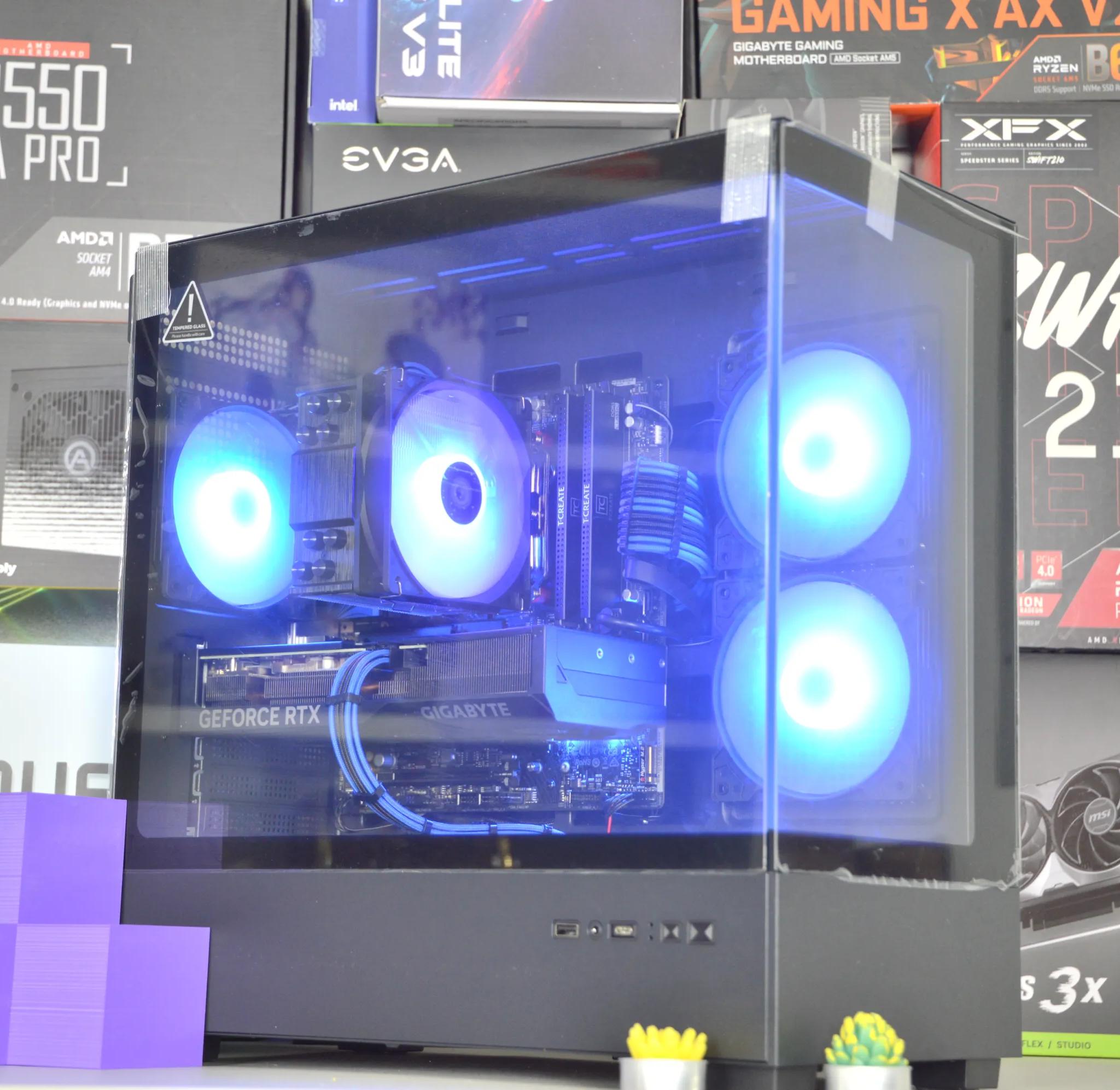 ⚡EXTREME⚡| RTX 4070 12GB| RYZEN 5 7500F | 32 GB DDR5 RAM | 2TB NVME SSD | Electric Night 2.0 |