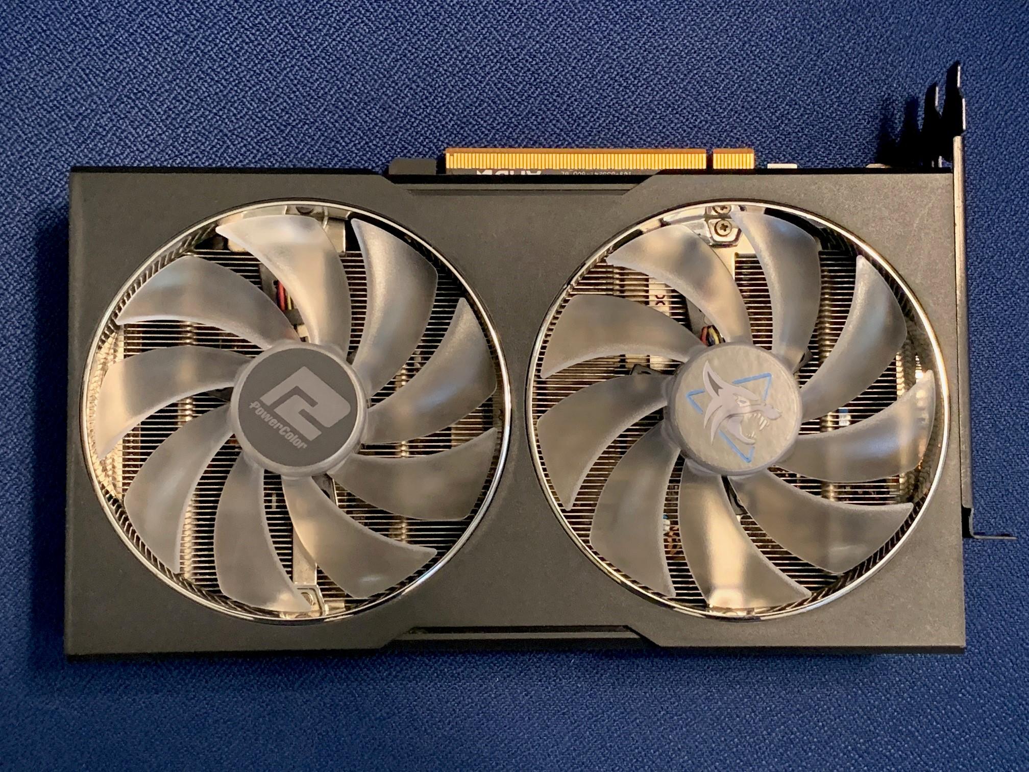 PowerColor RX 6600 XT Hellhound 8GB in good condition, with original box