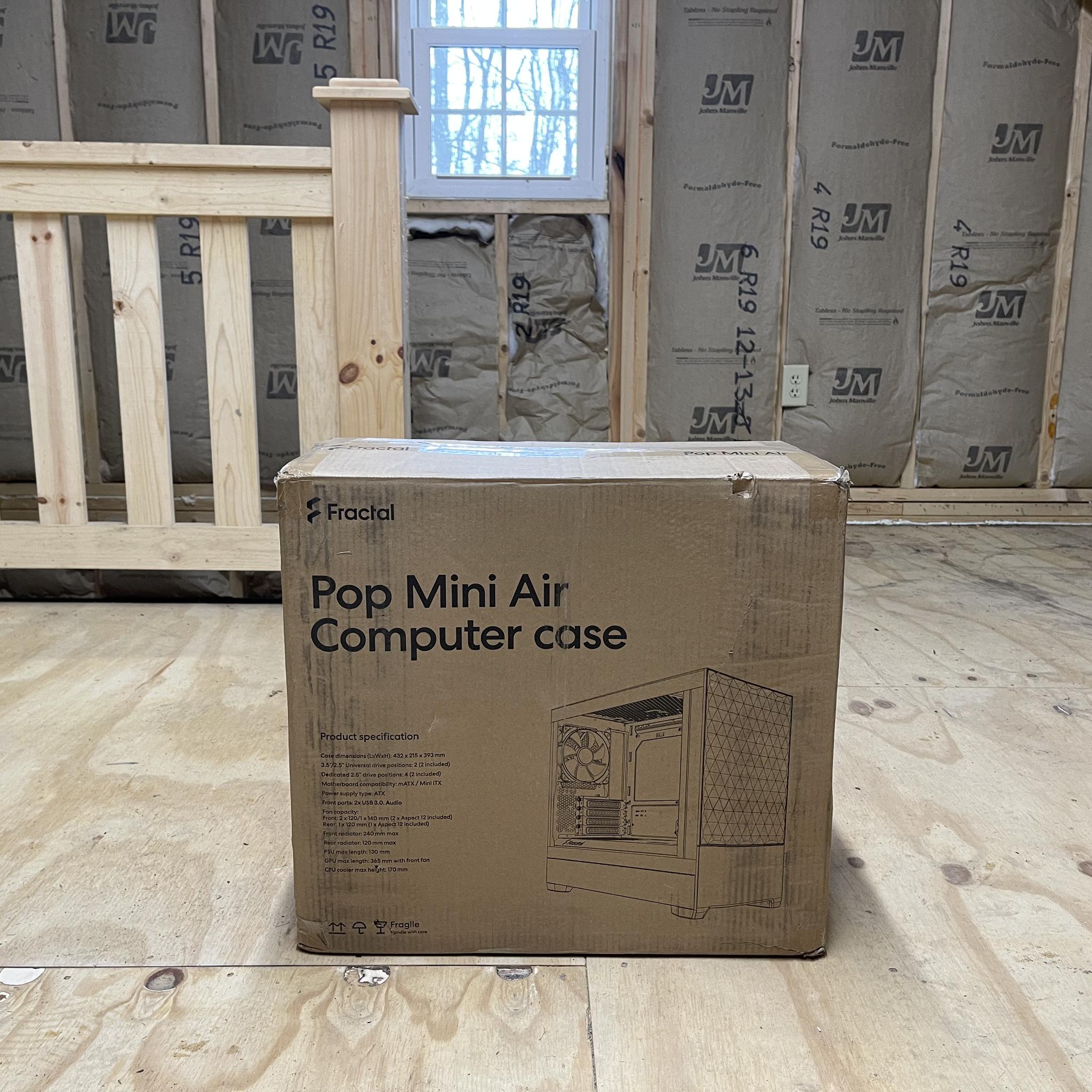 Fractal Pop Mini Air - mATX/Mini ITX PC Case