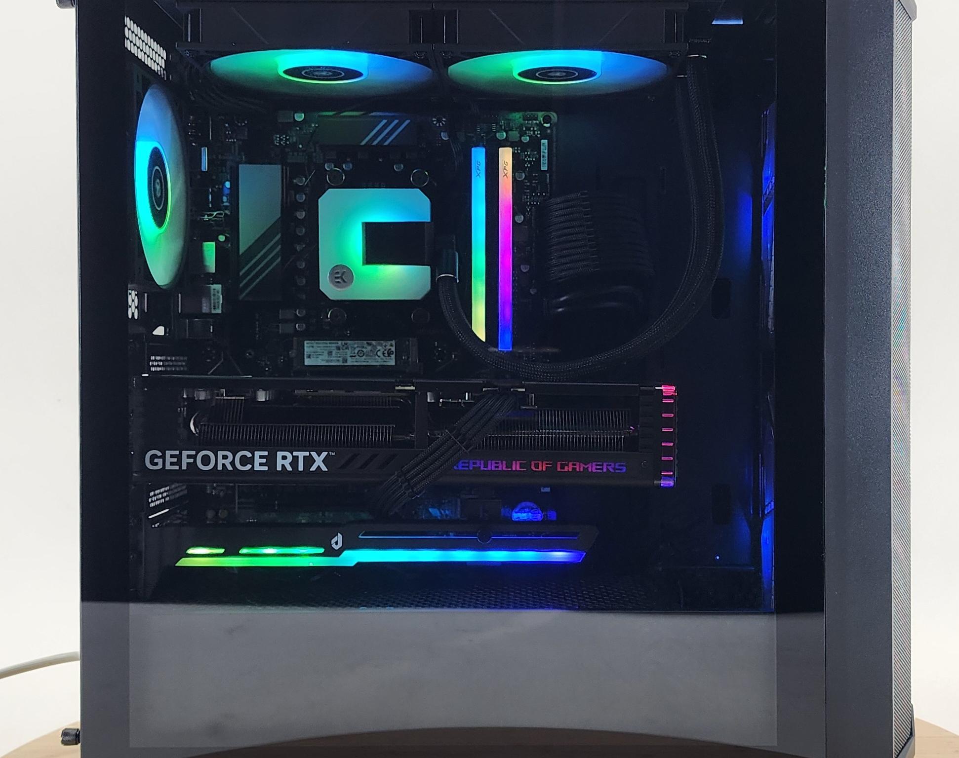 Gaming PC Ryzen 9 7900X3D 32GB RAM 1TB SSD RTX 4060 Ti 16GB Windows 11 Computer