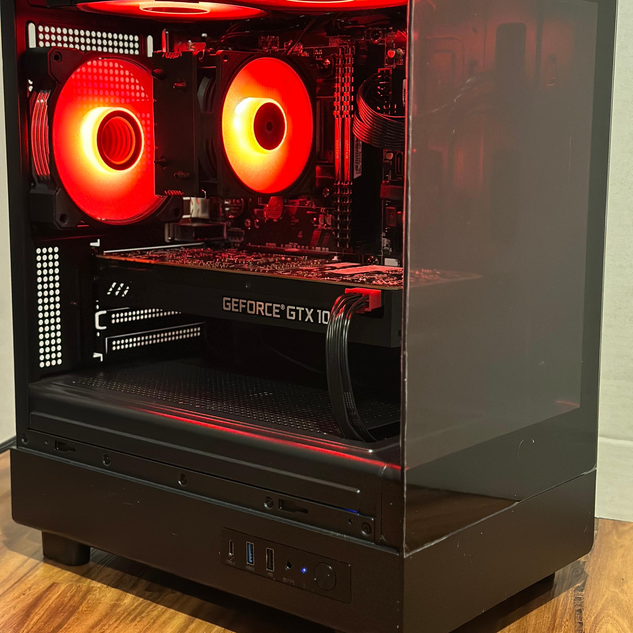 GTX 1070 | Ryzen 5 2600x | 16GB DDR4 | 1.12TB | Win 11 | Office 2024 | WiFi + BT | Custom Gaming PC