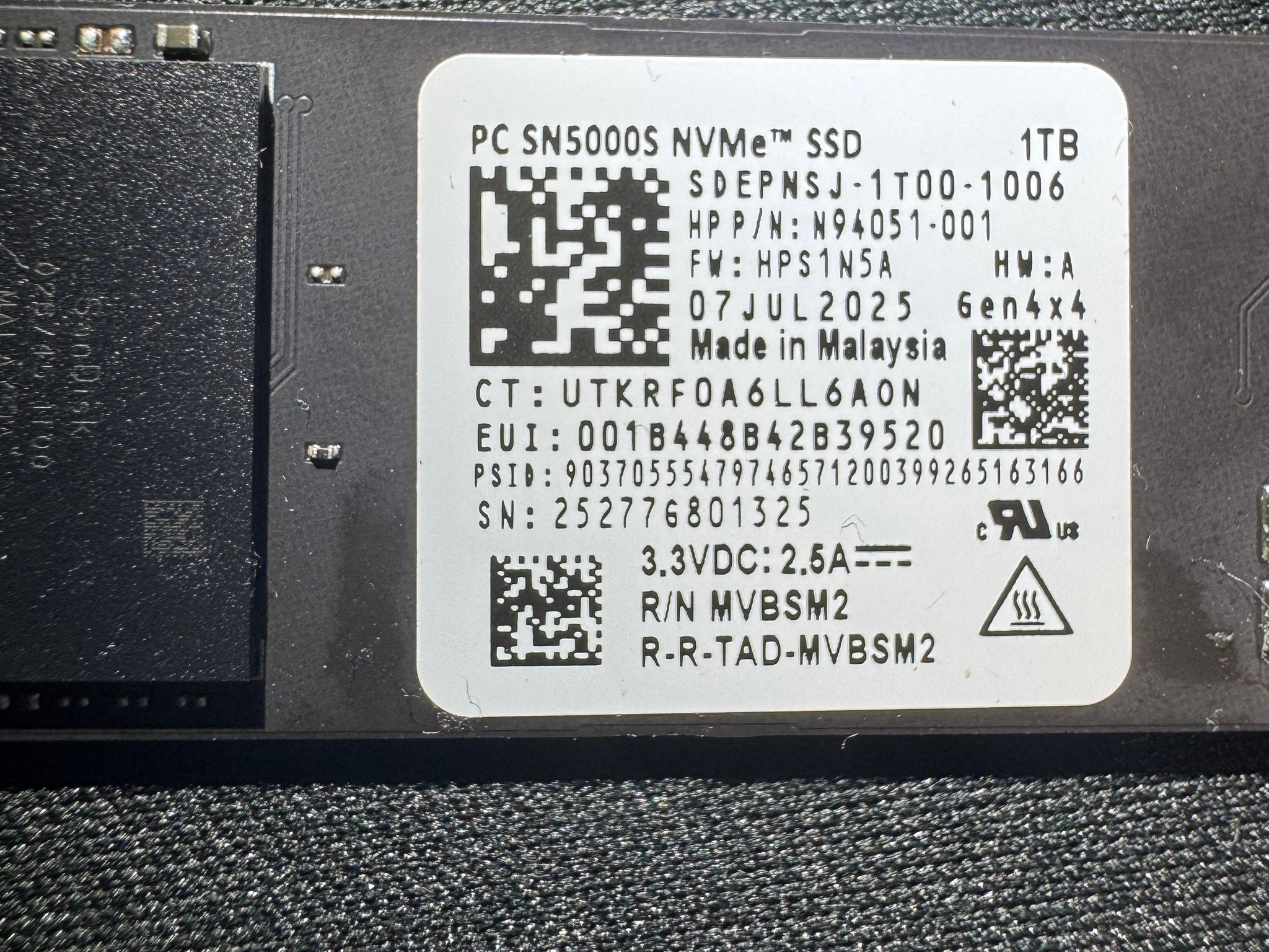 内蔵型SSD SanDisk PC SN5000S 1TB NVMe SSD SanDisk PC SN5000S 1TB NVMe SSD | Jawa