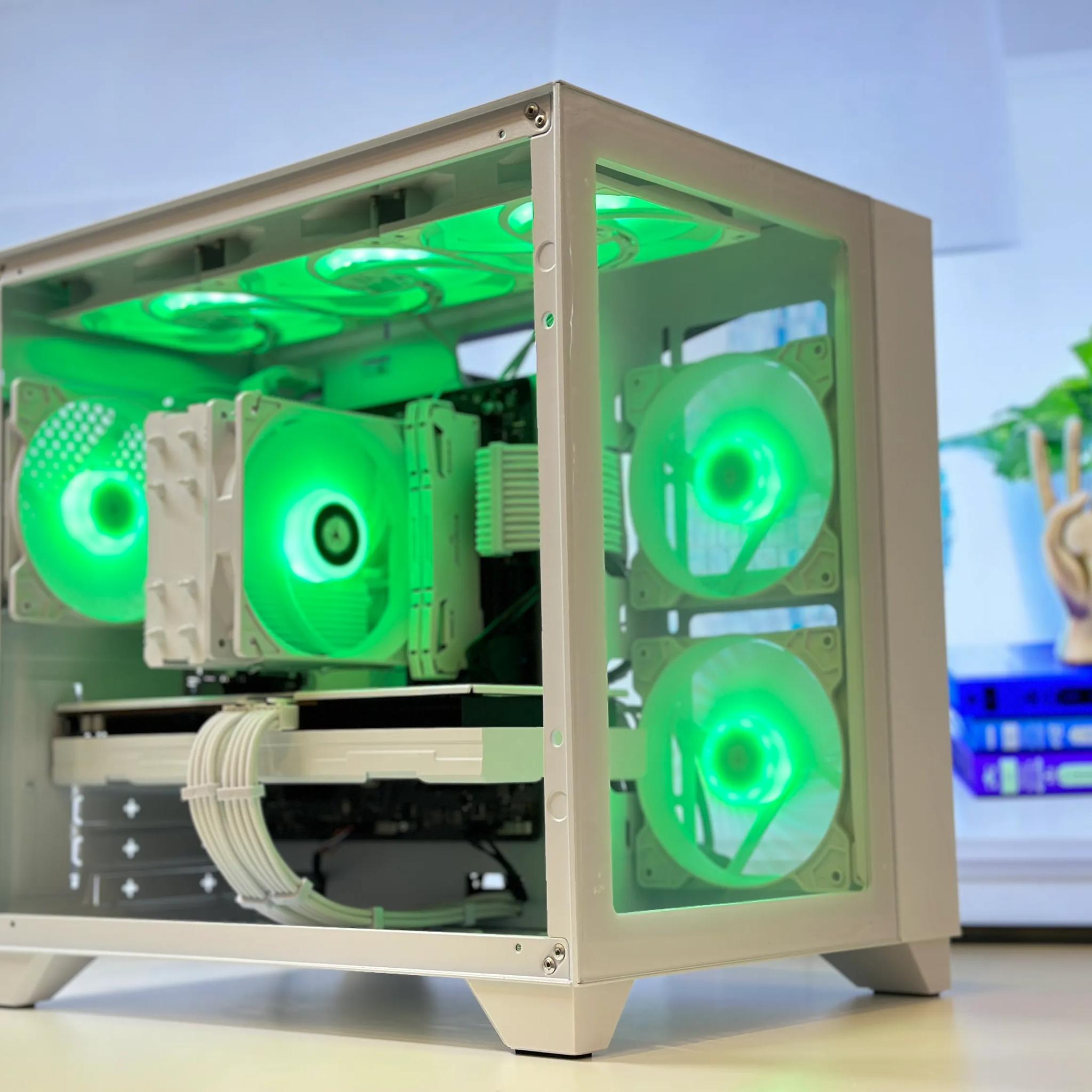 🤍🏔️Alaska🏔️❄️Gaming PC❄️AMD RX VEGA 56 8GB❄️Intel 12100F❄️16GB DDR4❄️1TB NVME SSD