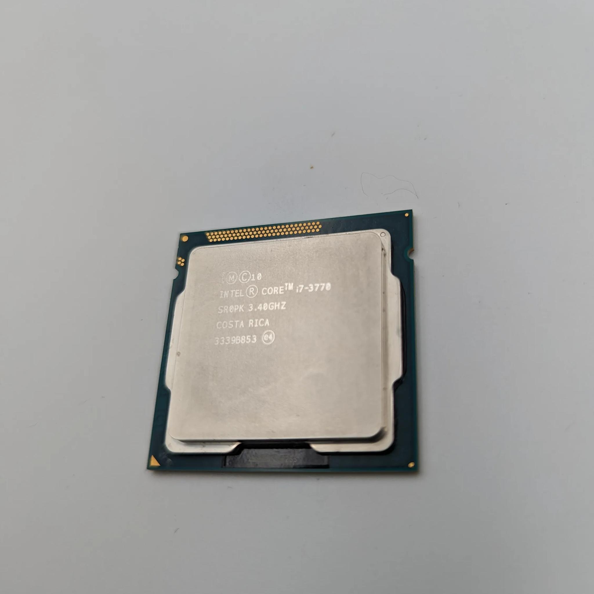 i7-3770 @ 3.4 ghz CPU. LGA 1155