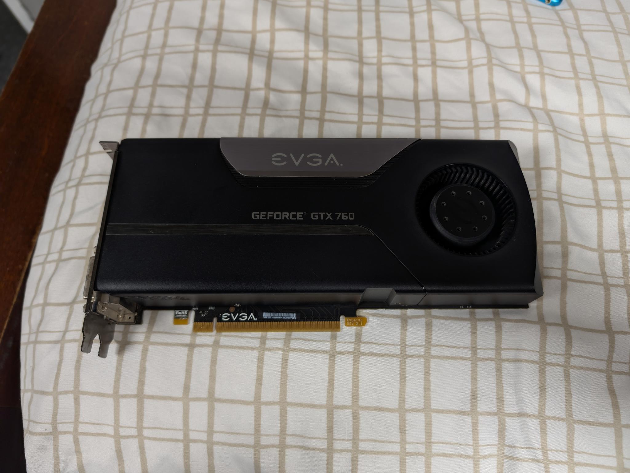 EVGA Geforce GTX 760 SC w/ EVGA Cooler - 2GB GDDR5 VRAM - GK104