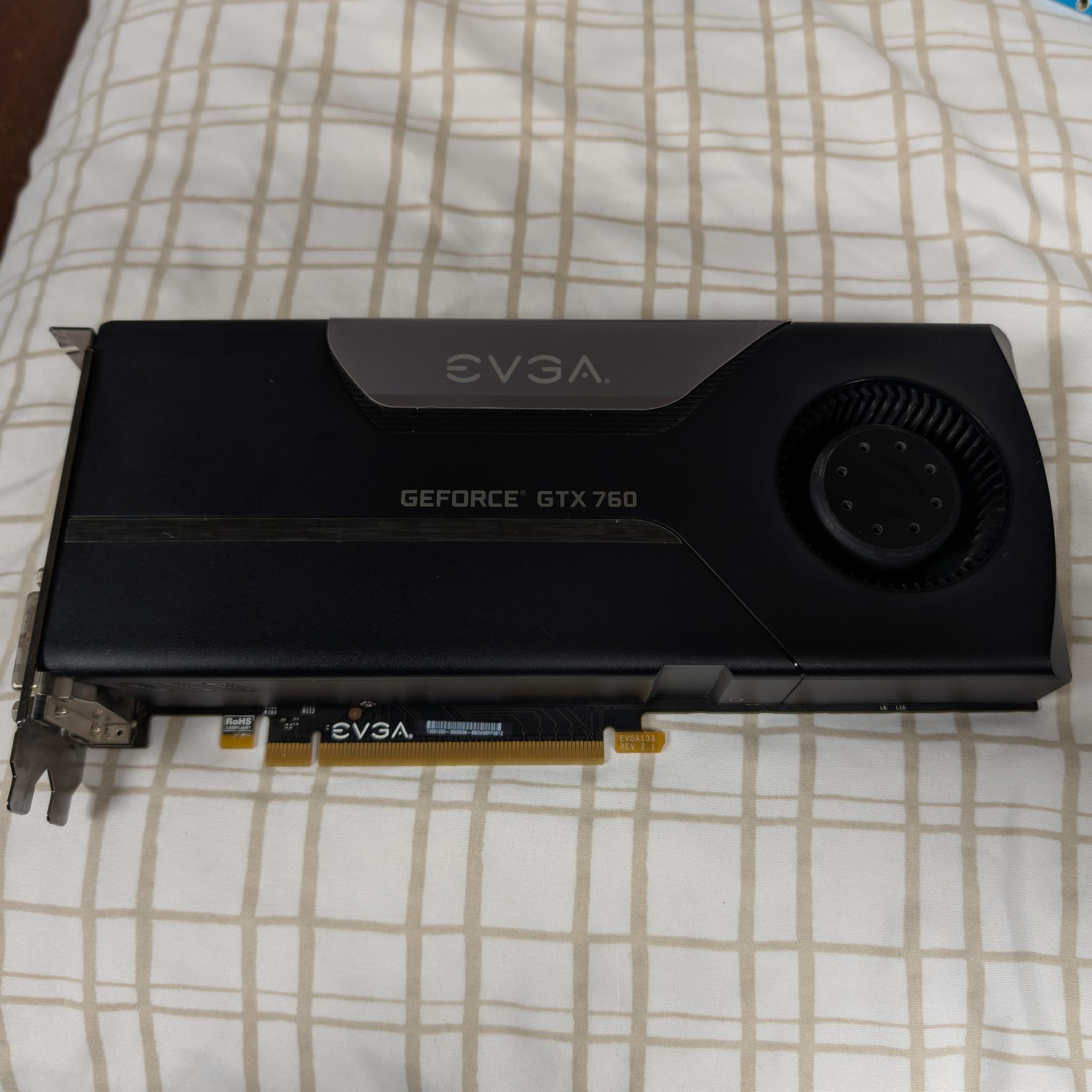 EVGA Geforce GTX 760 SC w/ EVGA Cooler - 2GB GDDR5 VRAM - GK104
