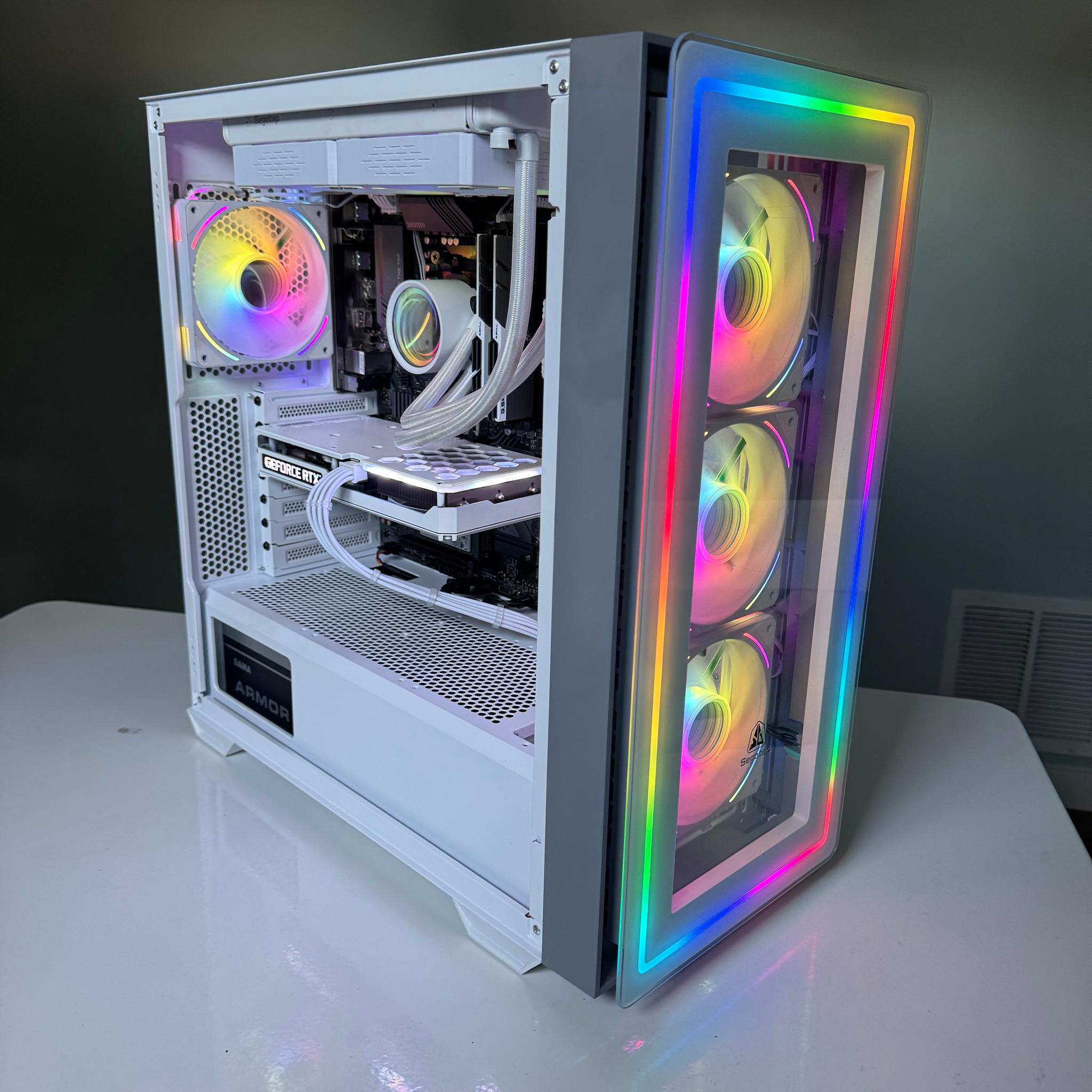 Infinity Frost | Custom Gaming PC | 3060 TI - R5 3600 - 16GB Ram - 512 Nvme