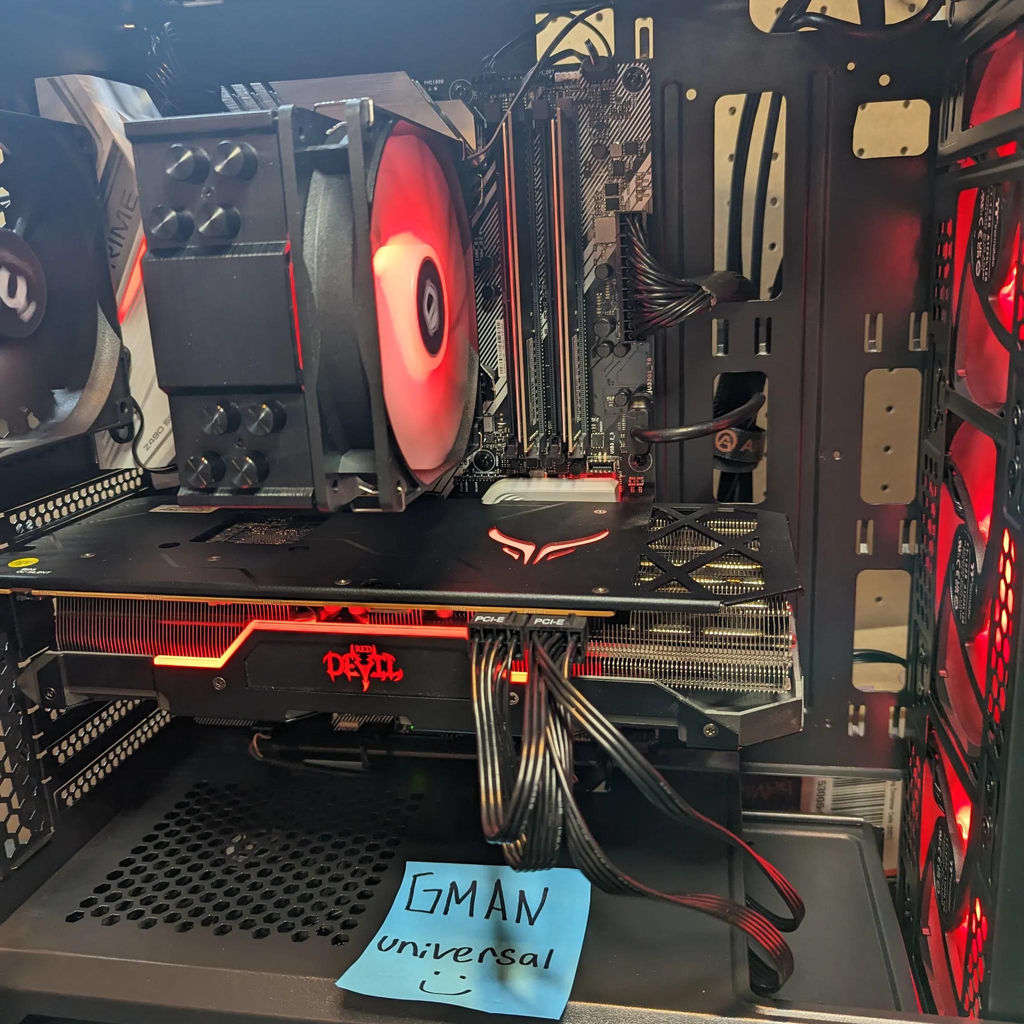 Intel i3-10100  | AMD 5700XT 8GB | 16gb Ram 3200Mhz| 256gb NVME SSD