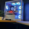 white wolf 7800x3d 7800xt 32g ddr5 no compromise gaming pc/content creation