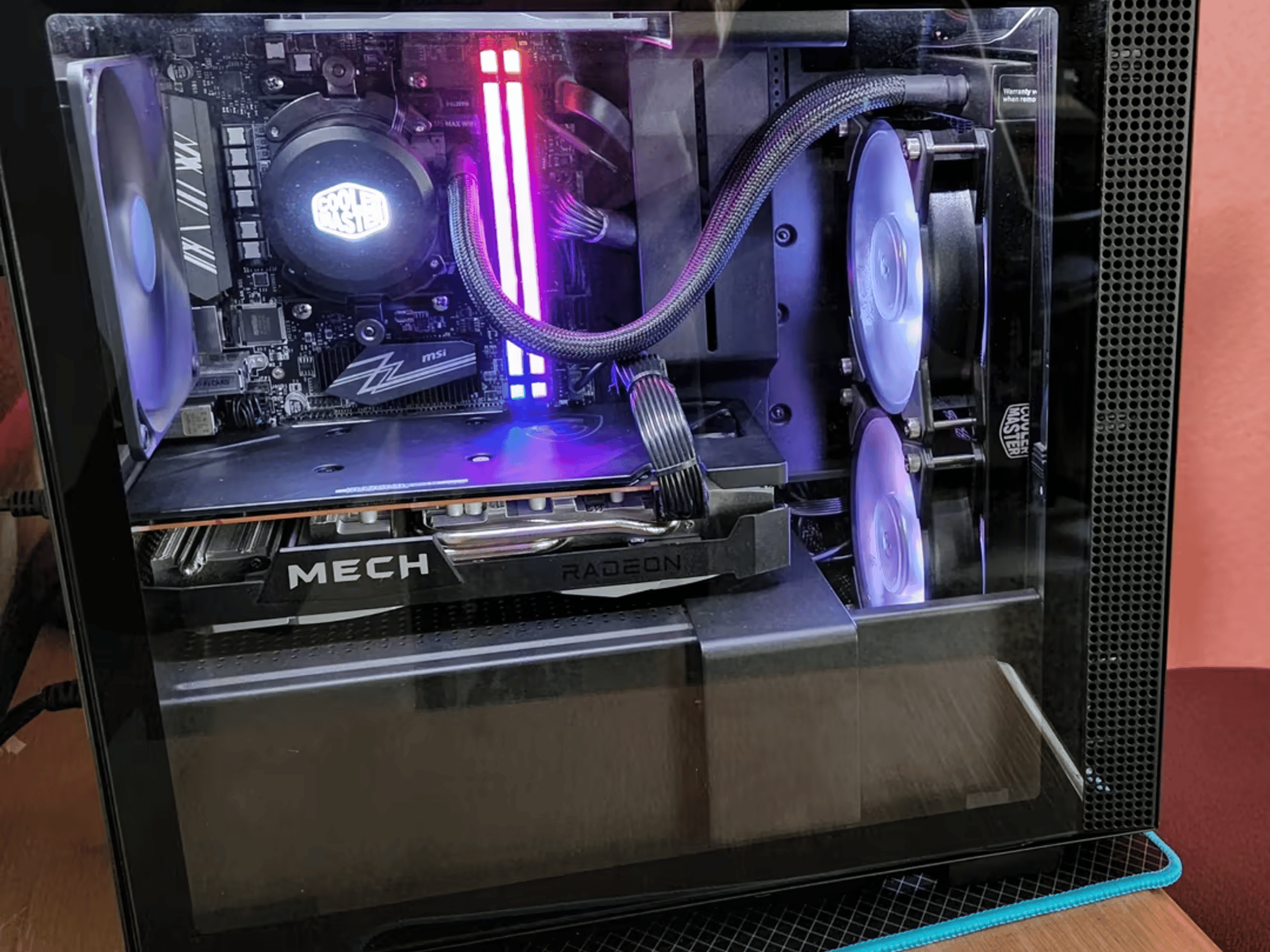 Mini-itx build.  Ryzen 3600, RX 6600.