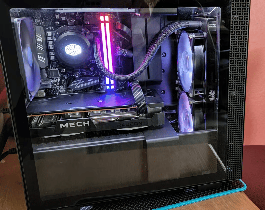Mini-itx build.  Ryzen 3600, RX 6600.