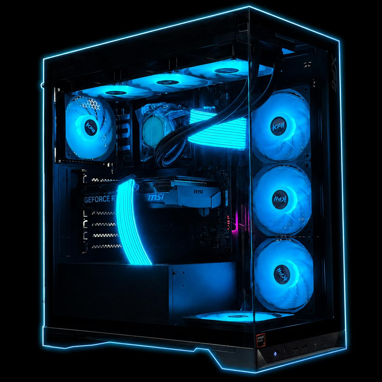1440P Gaming Pc / Ryzen 7 9800X3D / 32GB DDR5 / RTX 5070 / 1TB SSD / X870 / New With Warranty