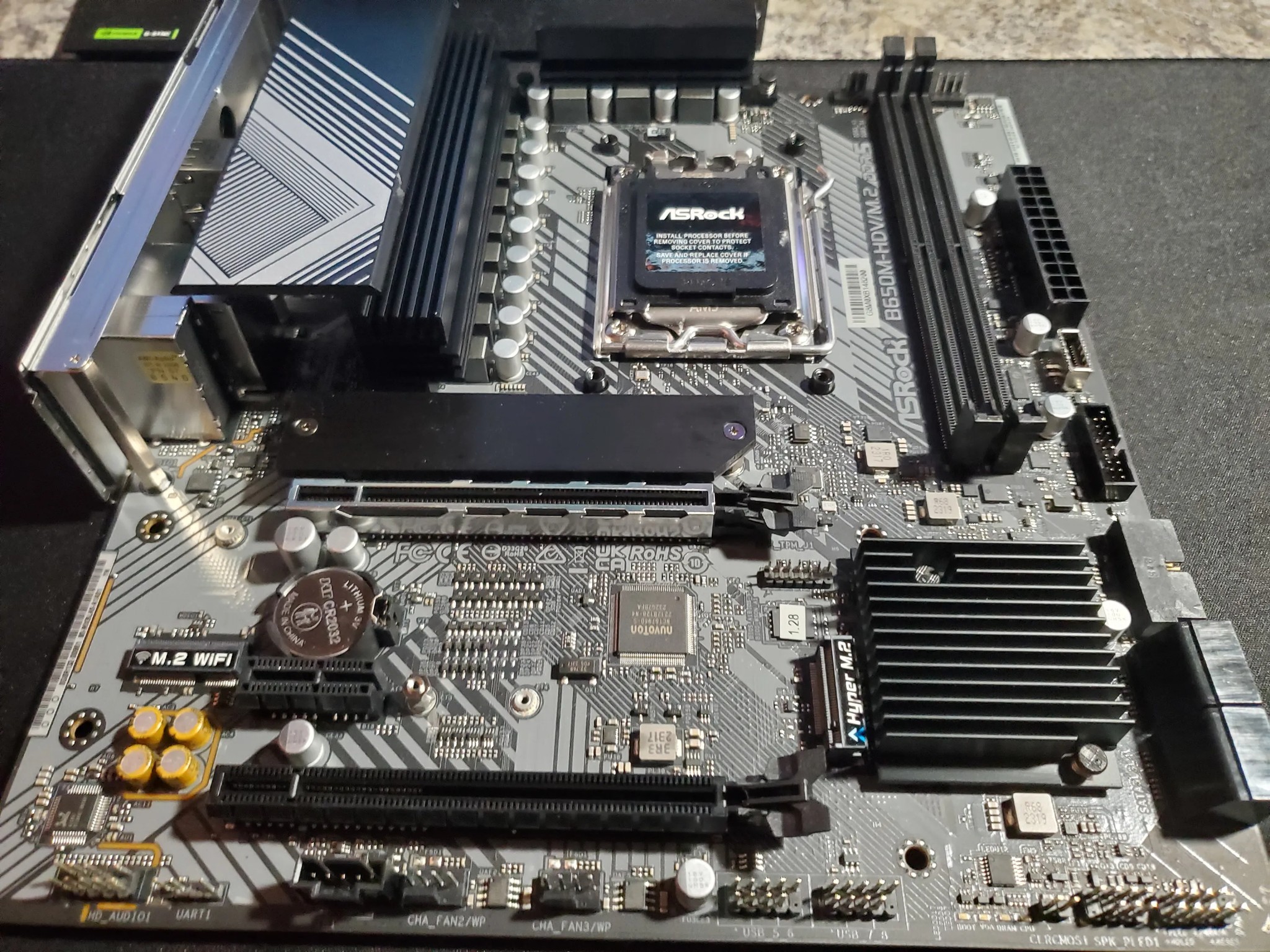 AsRock B650M HDV/M.2 AM5 Micro ATX Motherboard