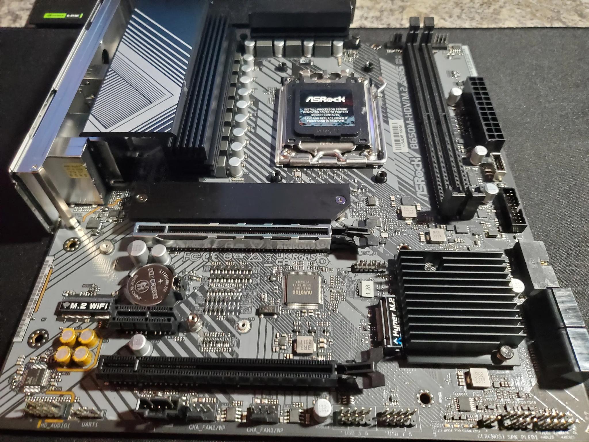 AsRock B650M HDV/M.2 AM5 Micro ATX Motherboard