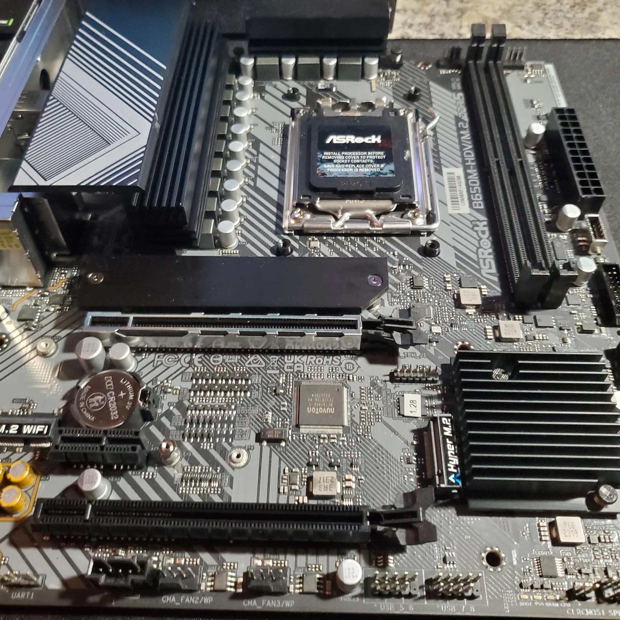 AsRock B650M HDV/M.2 AM5 Micro ATX Motherboard