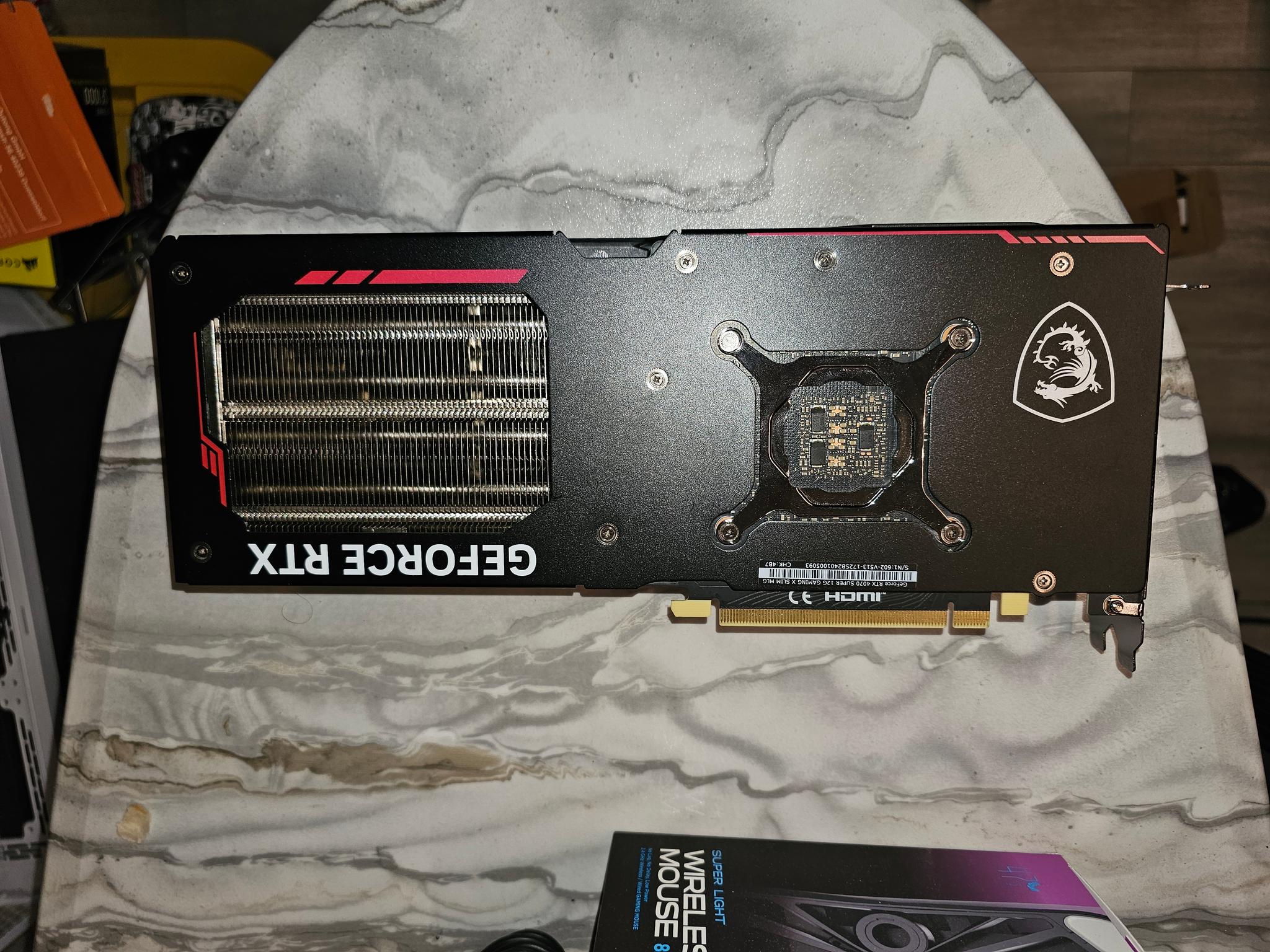 Used 4070 super msi mlg edition