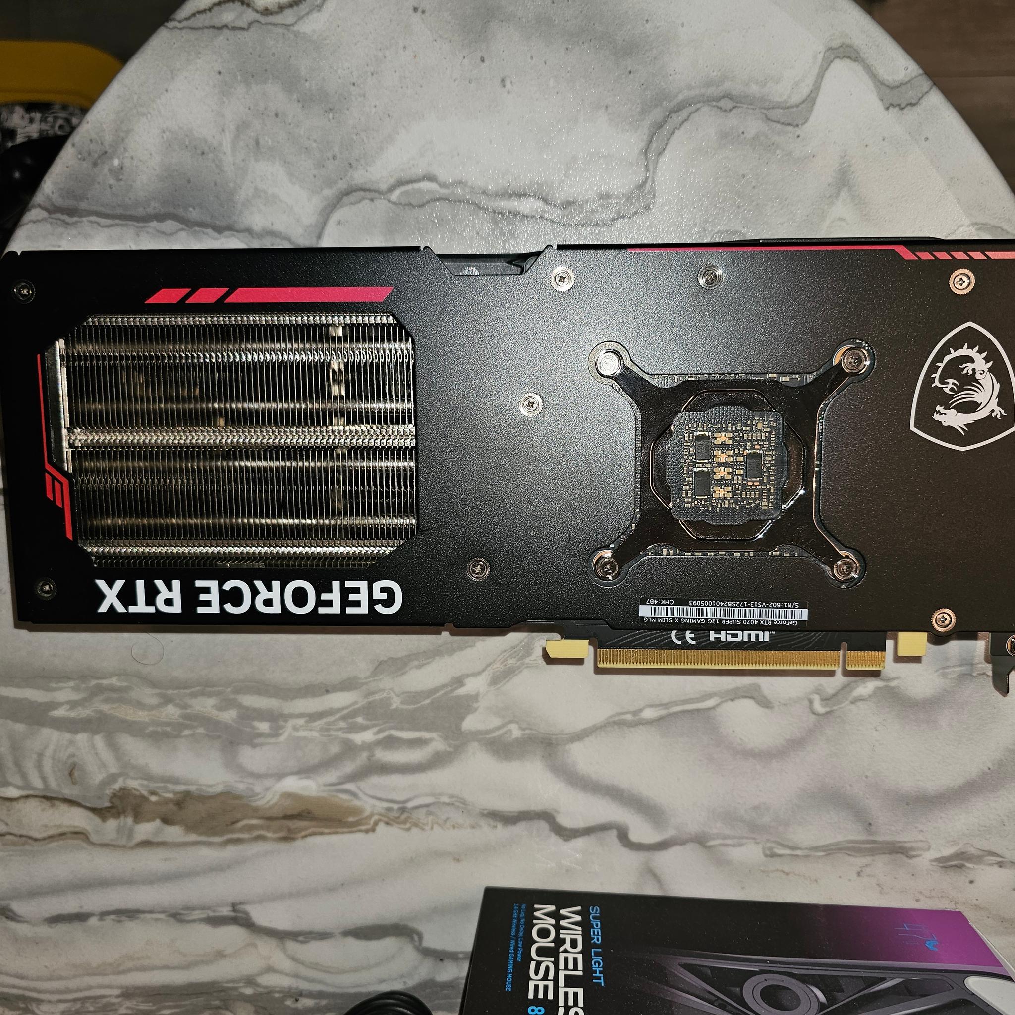 Used 4070 super msi mlg edition