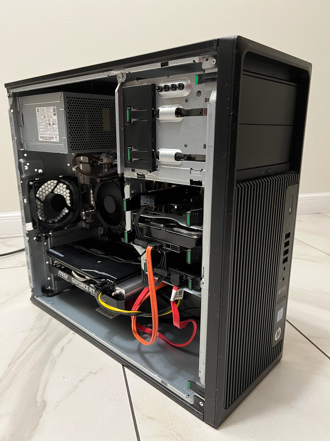 NVIDIA RTX 2060 SUPER, Intel i7-6700, 16GB RAM, 1.2TB Storage - HP