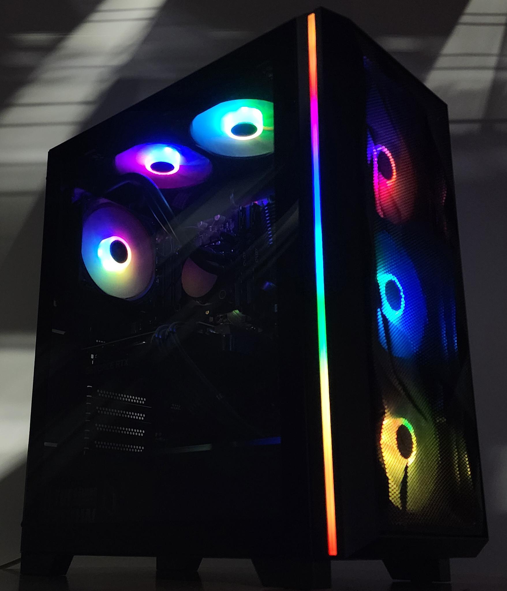 Gaming PC i7-11700F 16GB RAM 500GB SSD+1TB HDD RTX 3060 Ti 8GB Win11 PC