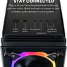 Stratos Mini ITX - Premium Gaming Case - 4x Halo RGB Fans - Fits full size GPUs (Gamemax/OEM)