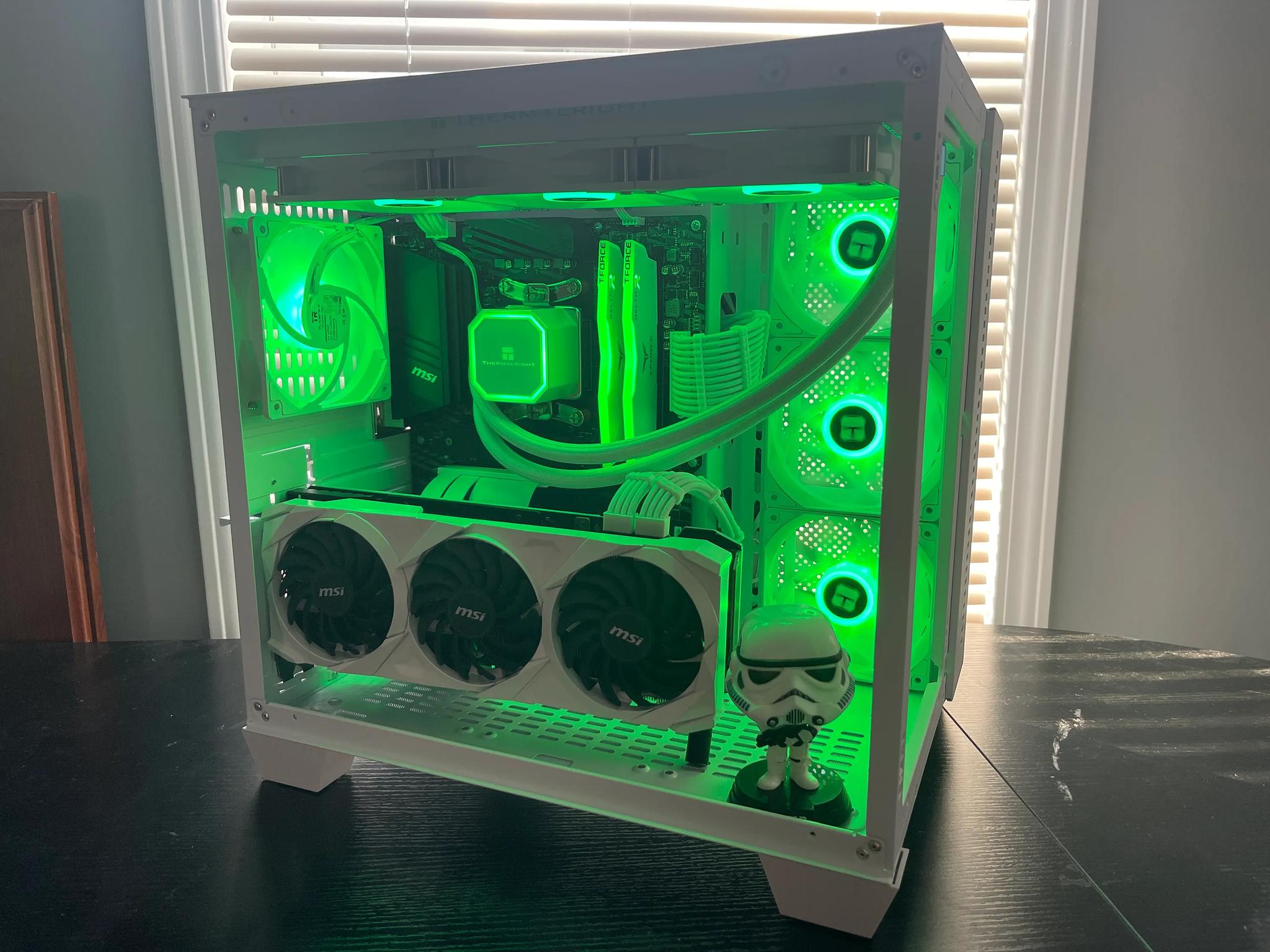 ⚪Stormtrooper⚫🌊Liquid Cooled🌊 RTX 3080 | Ryzen 7 5800X | 1TB NVME | 32GB RAM