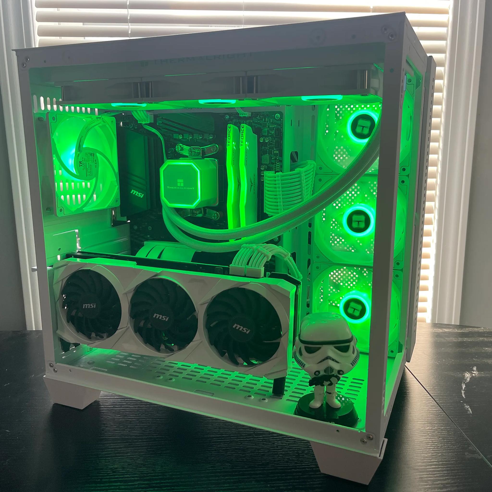 ⚪Stormtrooper⚫🌊Liquid Cooled🌊 RTX 3080 | Ryzen 7 5800X | 1TB NVME | 32GB RAM