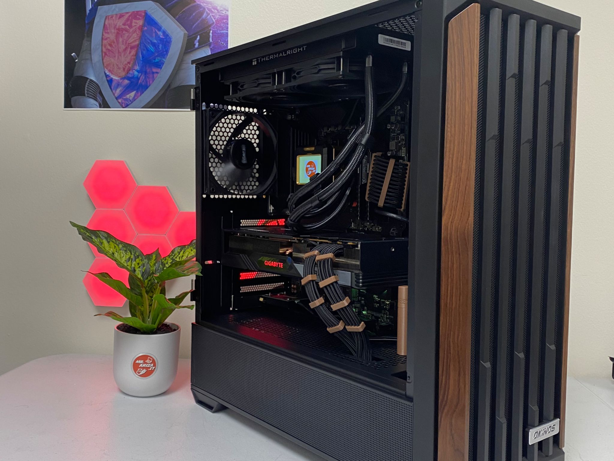 🖥️✨ The "Walnut Edge" Gaming PC - R5 5600T/32GB/1TB/RX7700XT
